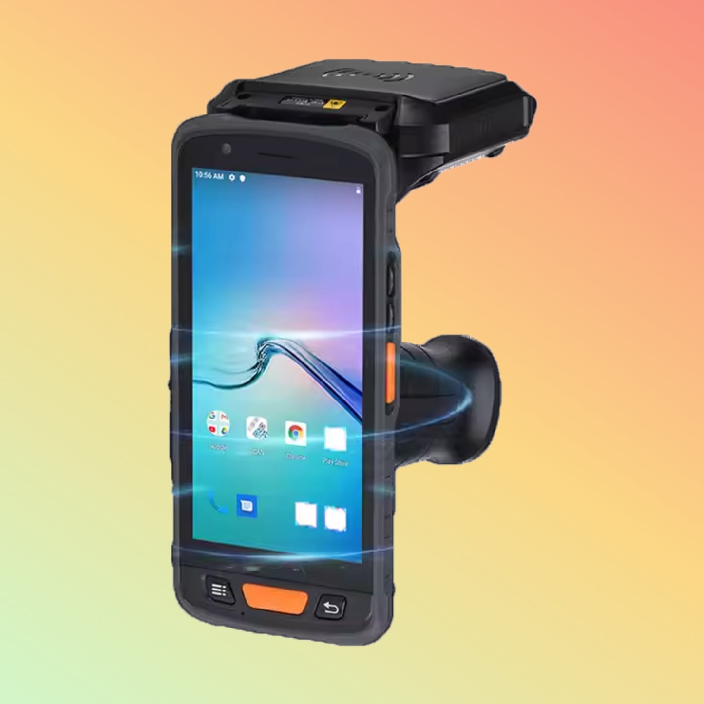 Android 11 Rugged PDA with 2D QR & RFID Scanner for IoT Inventory