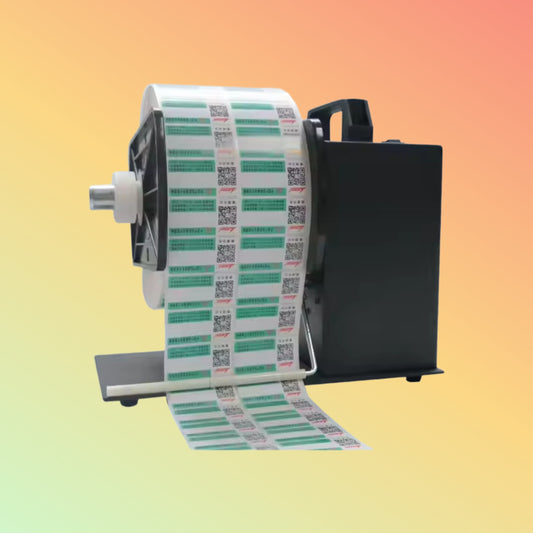 Automatic Label Rewinder for Barcode Printer