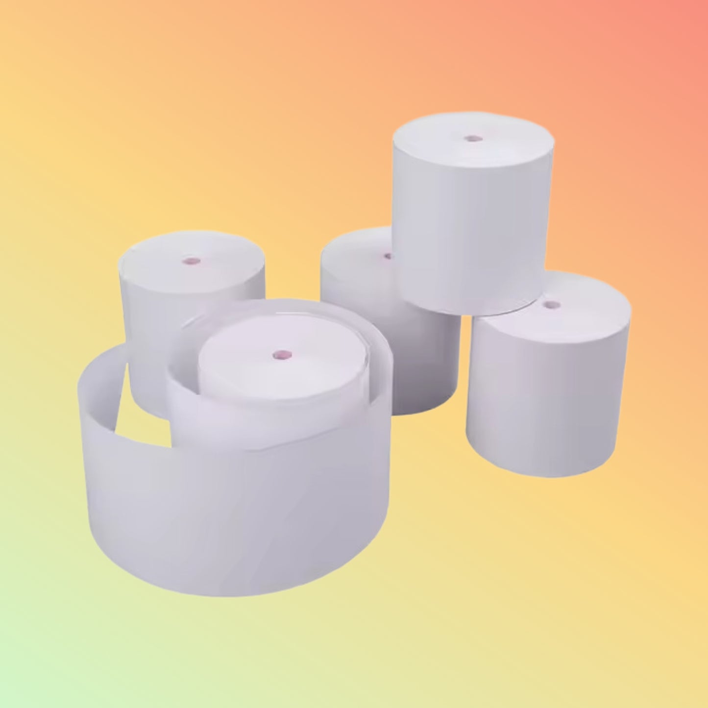 BPA-Free 57x30 Thermal Receipt Paper Rolls for POS Printers