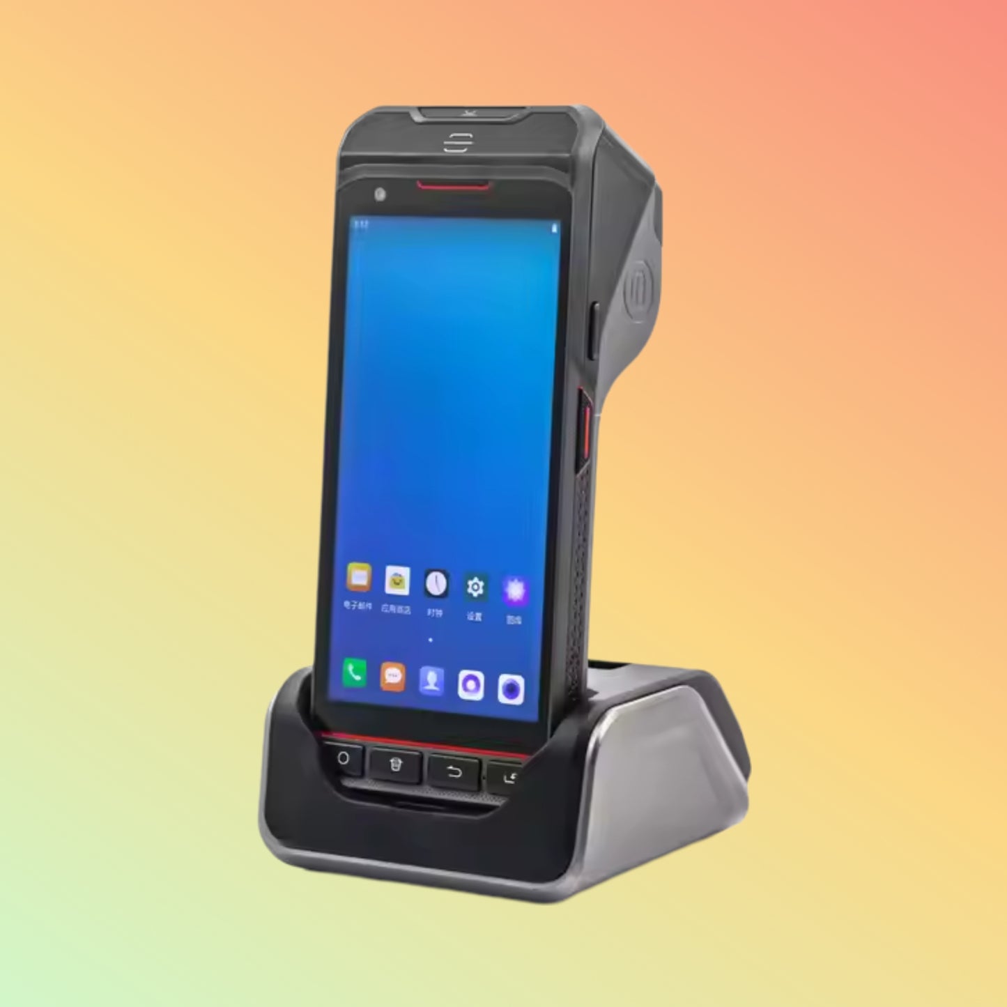 Android 5.5" POS PDA with Built-In Printer for Logistics