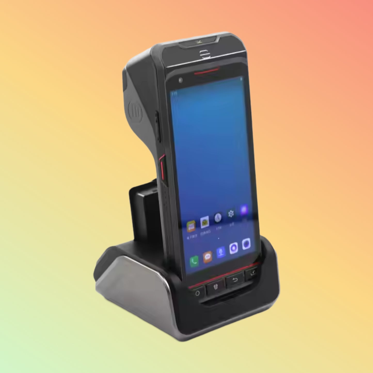 Android 5.5" POS PDA with Built-In Printer for Logistics