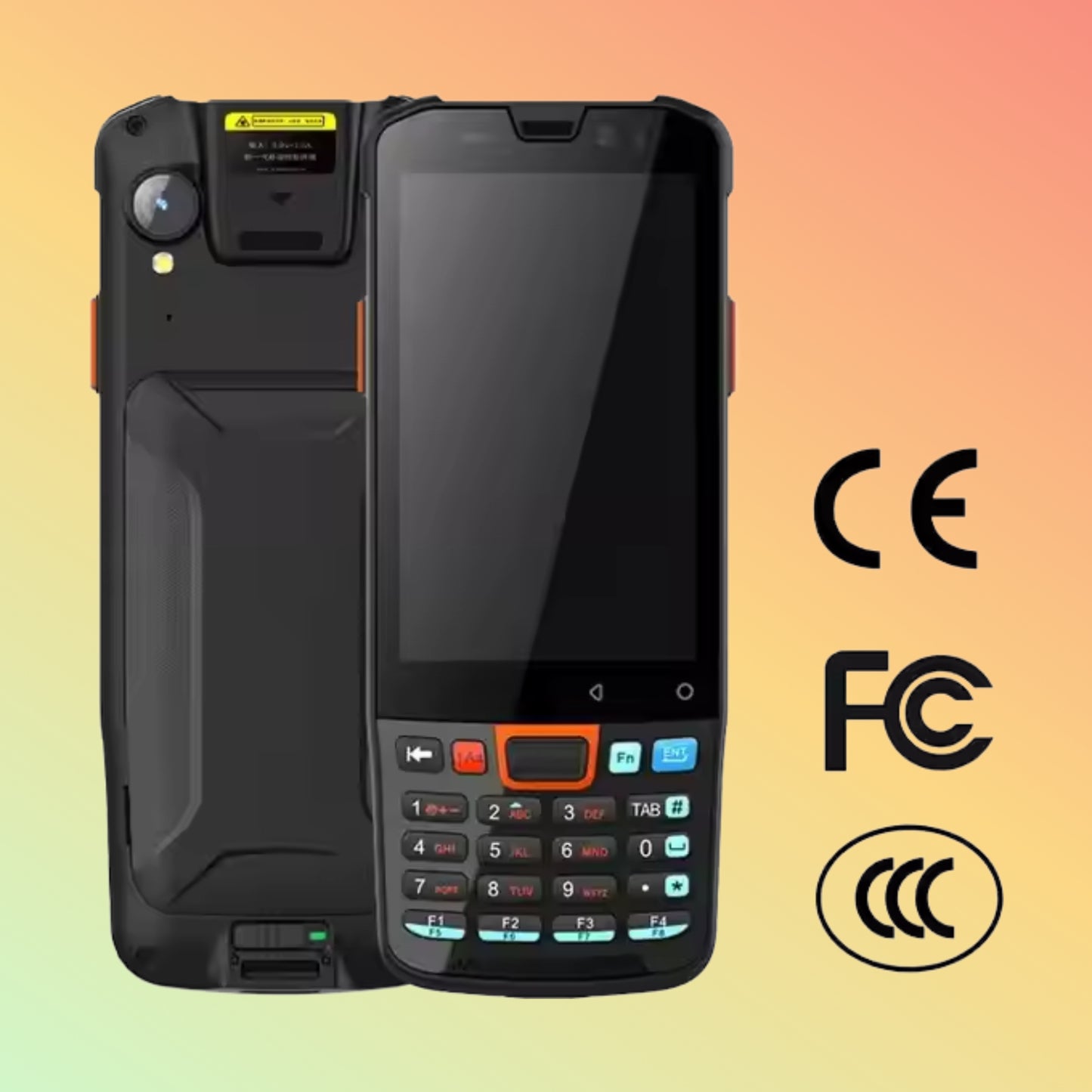 Android 11 Rugged 4" PDA, 4G IP66, 1D/2D Scanner, Inventory System