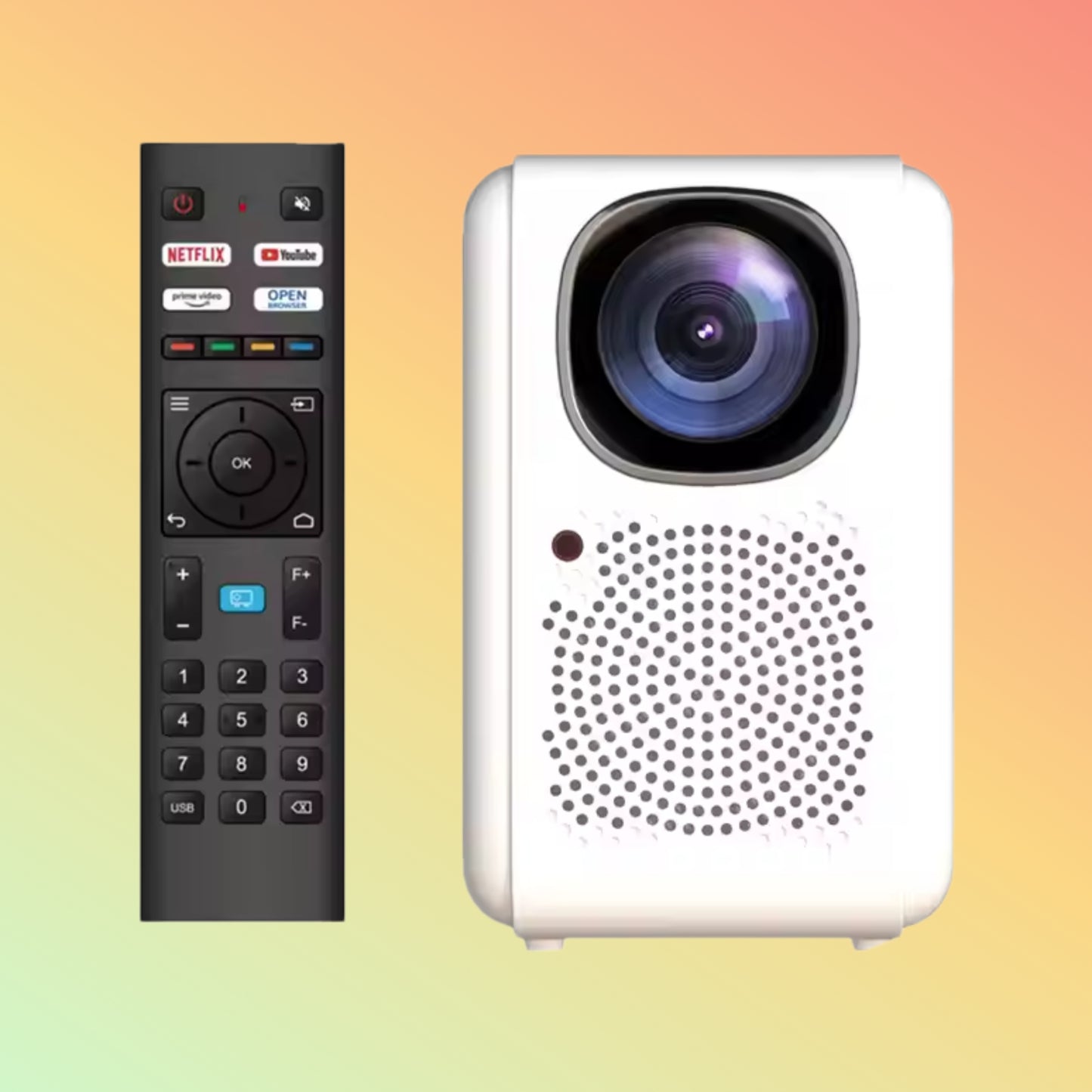 MECOOL KP2 Mini 1080p Smart Projector 600ANSI Home Theater