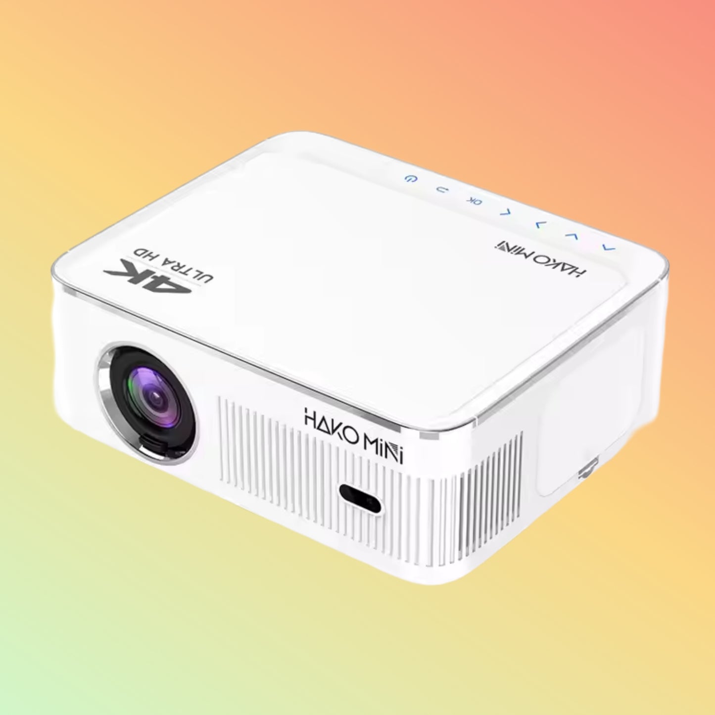 Hako Mini PL5 4K Smart Projector Google Certified Android 10 WIFI HD 1080P