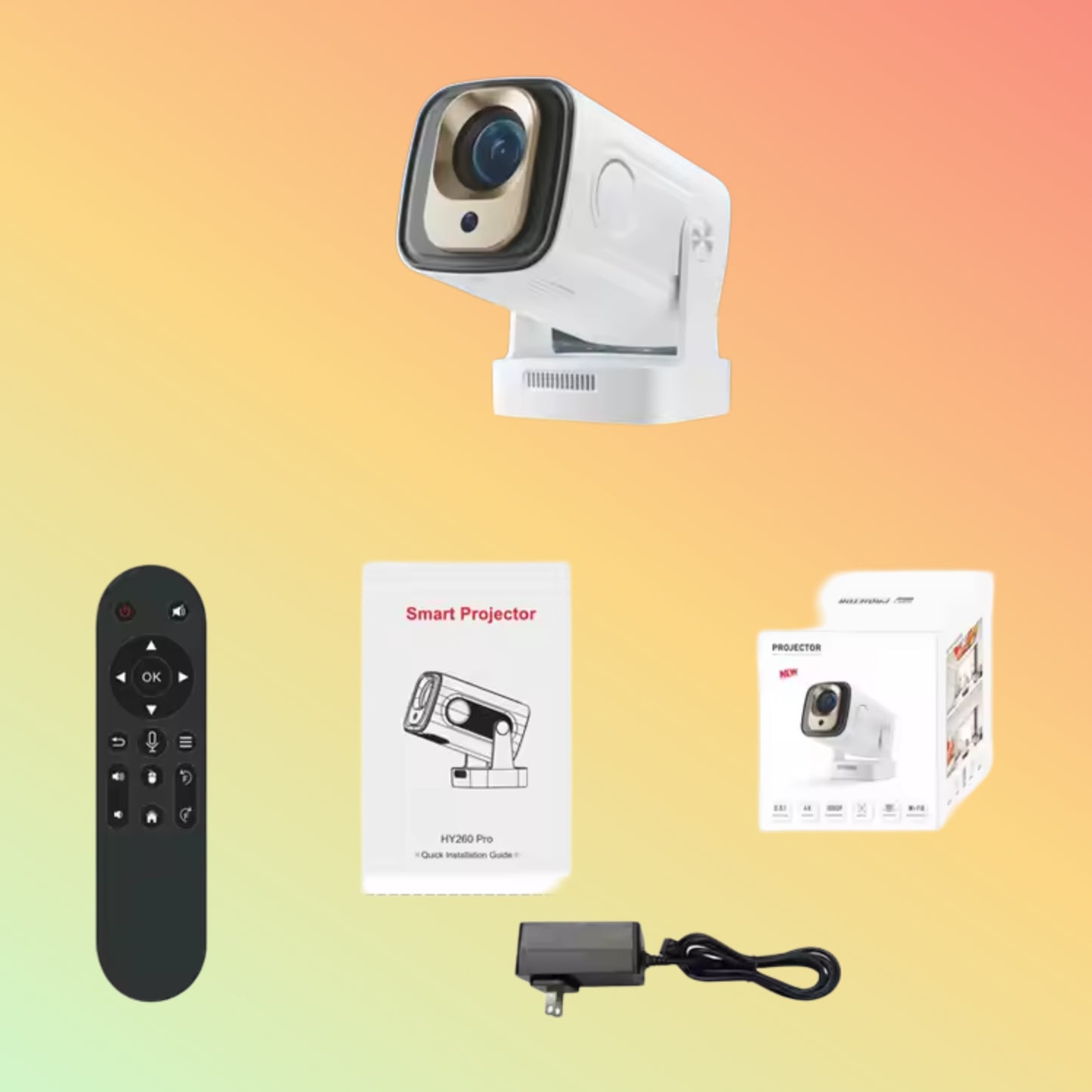 HY260 Pro Projector1080P Home Theater Video Portable Projector