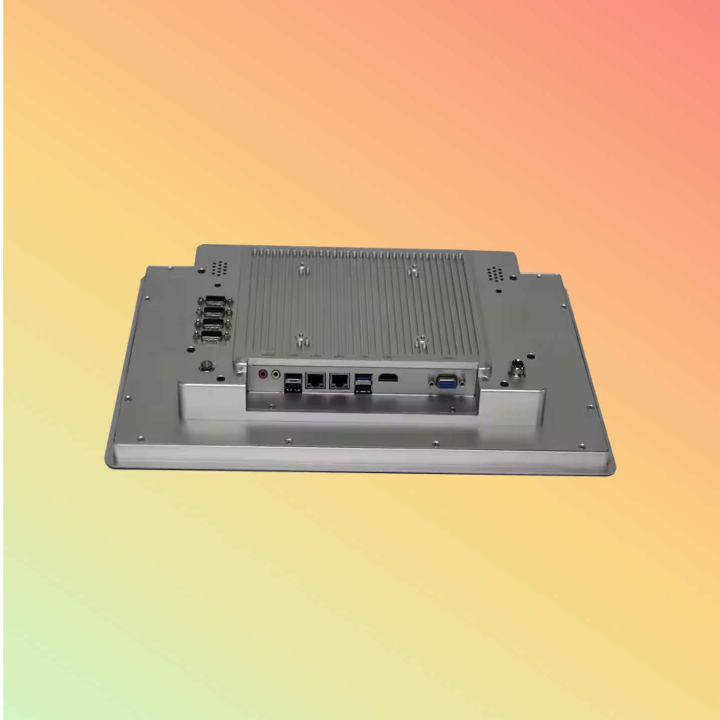 Geshem 12–21.5" Fanless Panel PC – i3/i5/i7, Win7/10/Linux, Silver