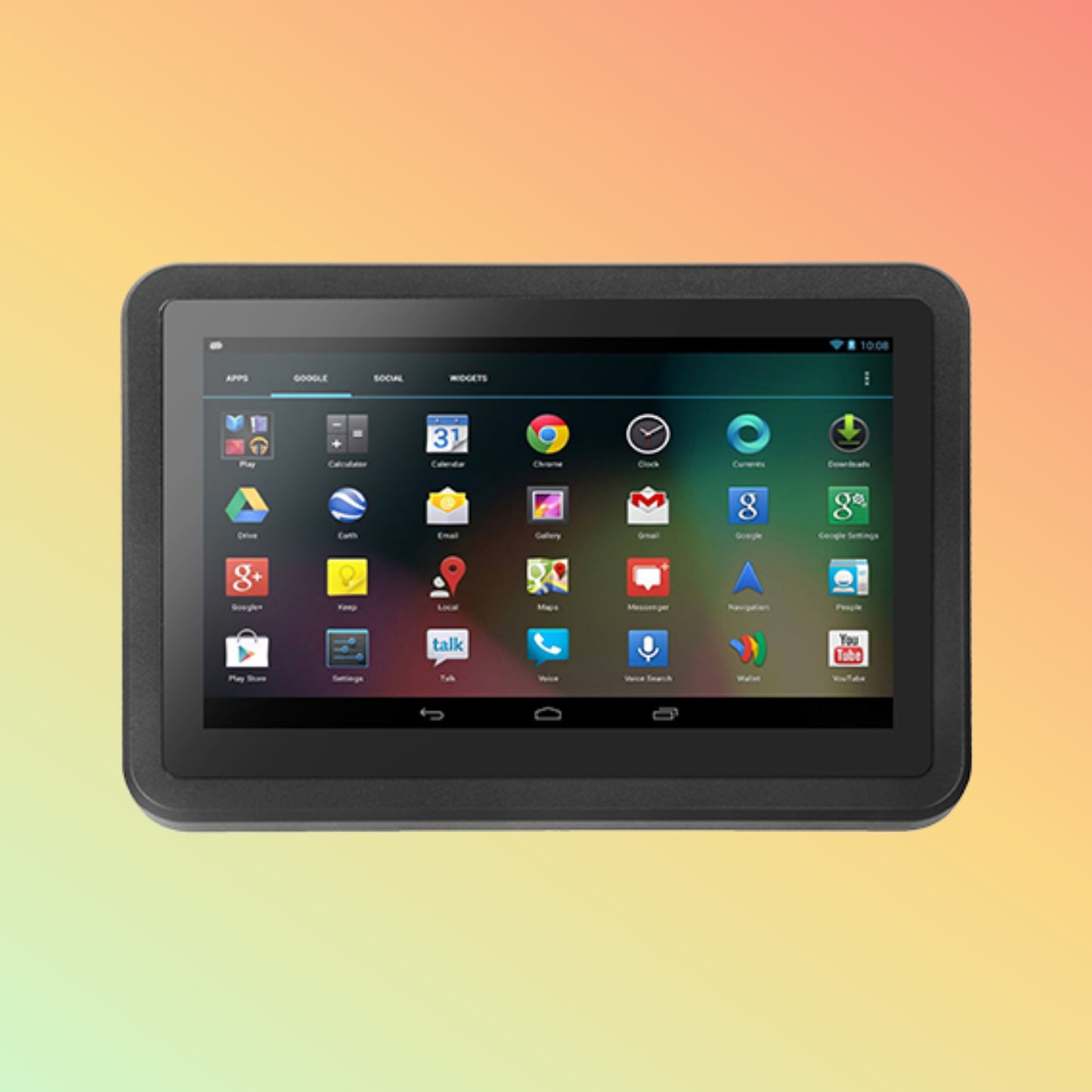 Geshem 7 Inch RK3288 Android Vehicle Mount Computer