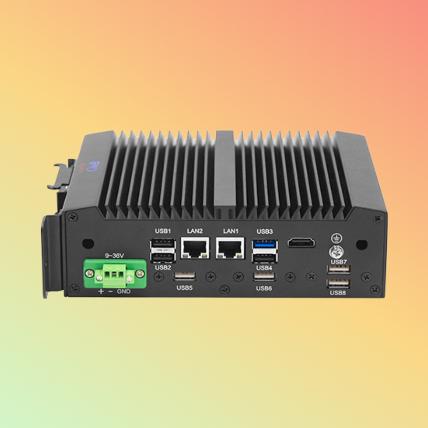 Geshem Intel J1900 Fanless Box PC Support DIN Rail Mount