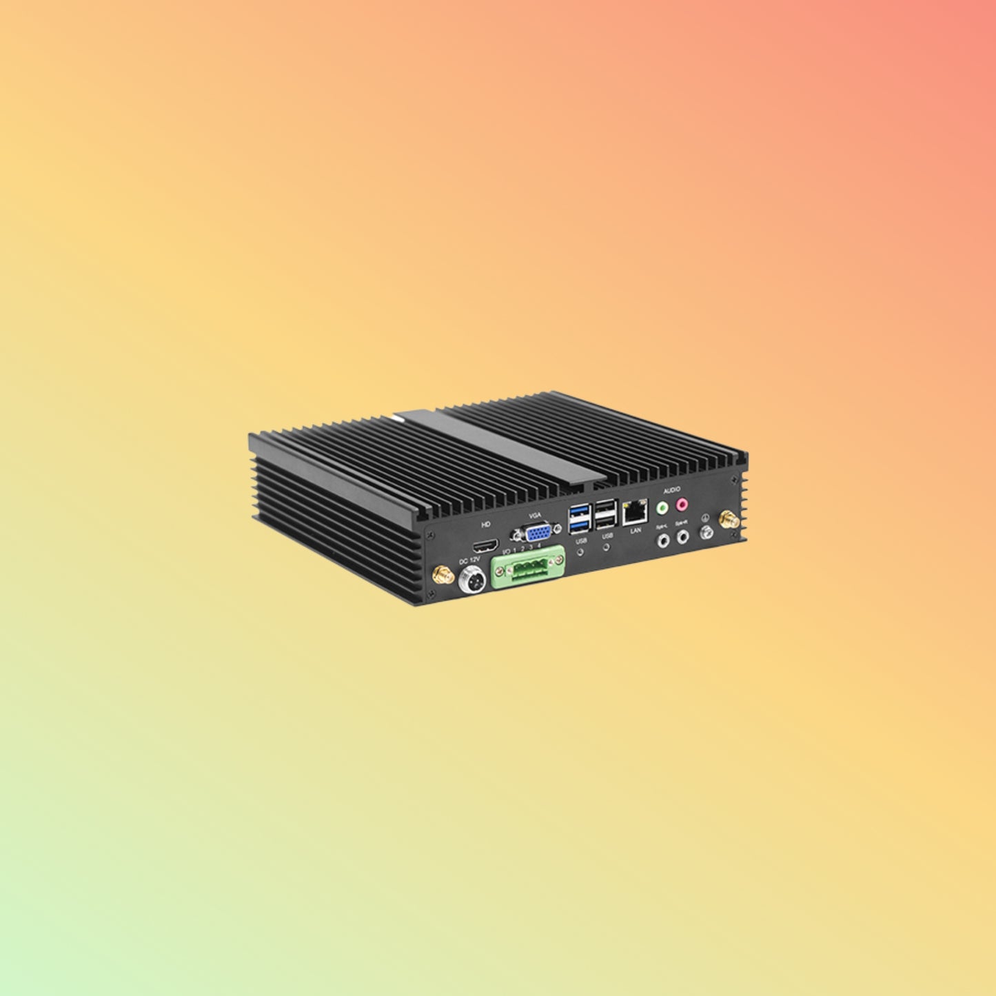 Geshem Intel Cereron J4125 Fanless Box PC