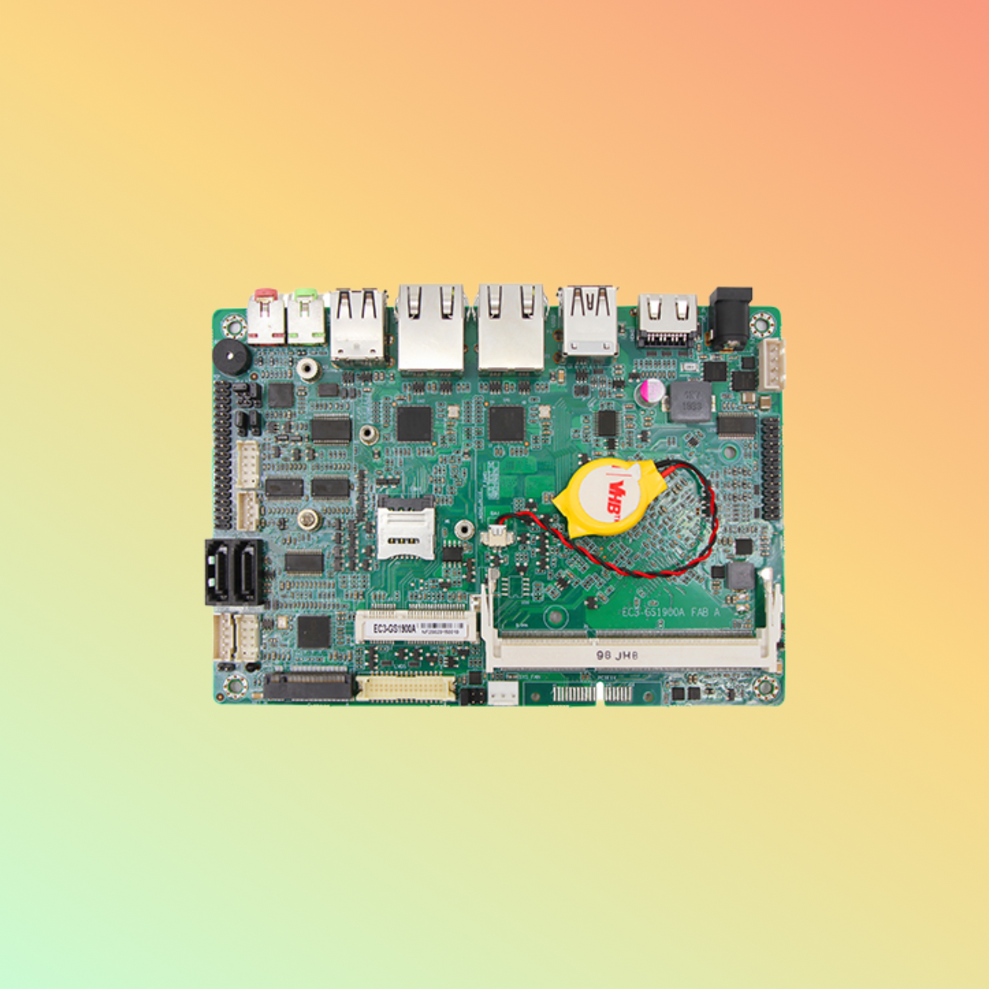 Geshem EC3 J1900 Industrial Motherboard