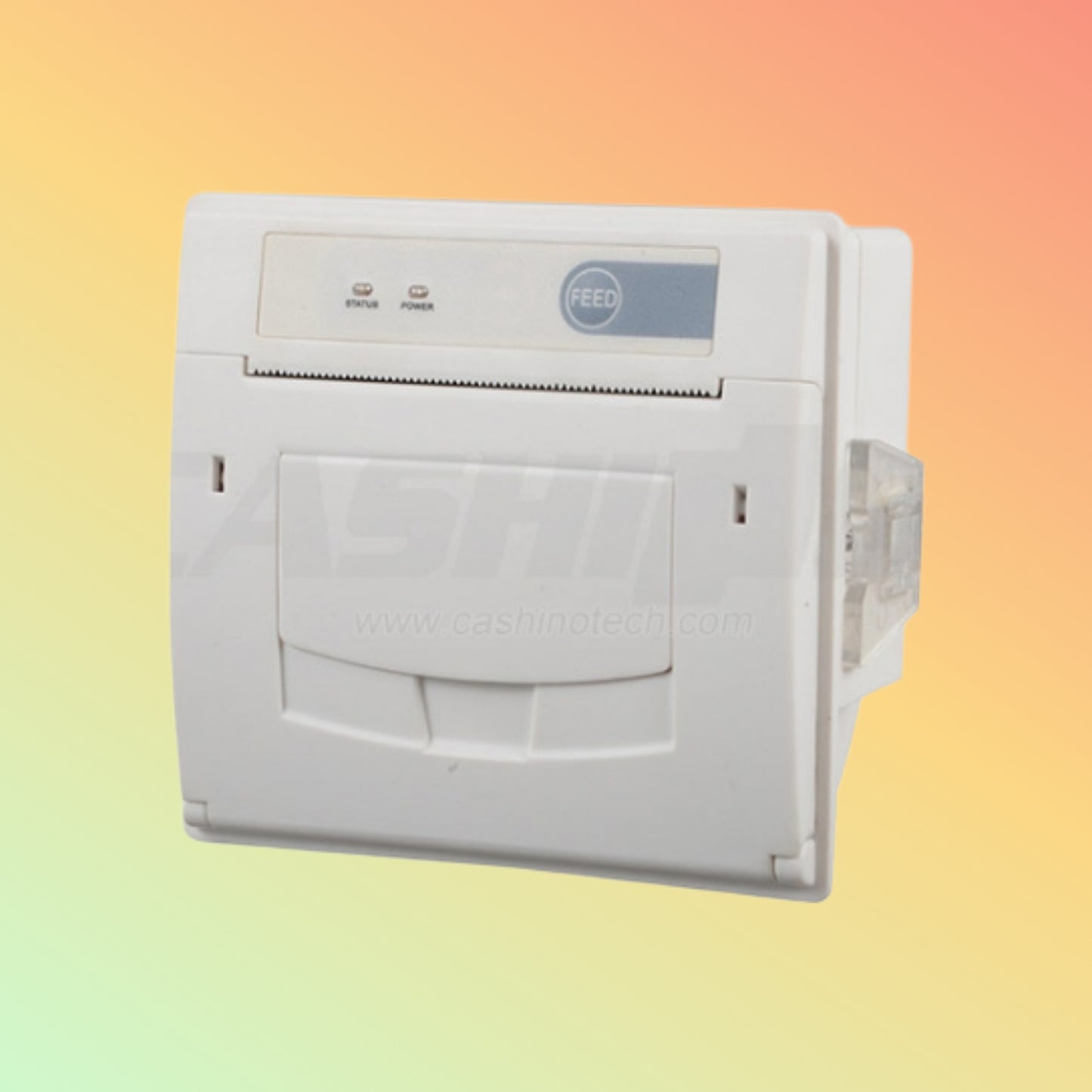 Cashino 80mm micro panel mount thermal receipt printer with RS232+USB DC5-9V