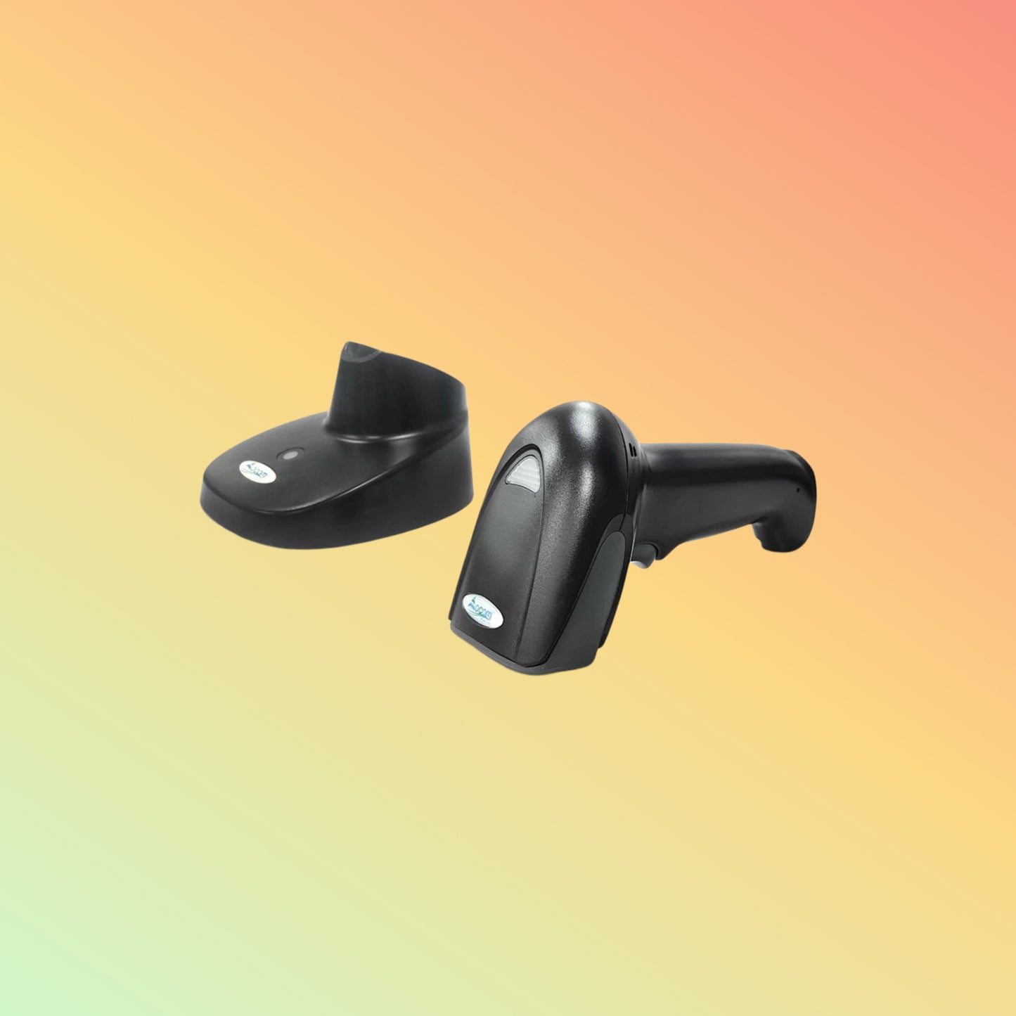 Ocom (OCBS-W239) High Performance HandHeld 2D Wireless Barcode Scanner with Cradle