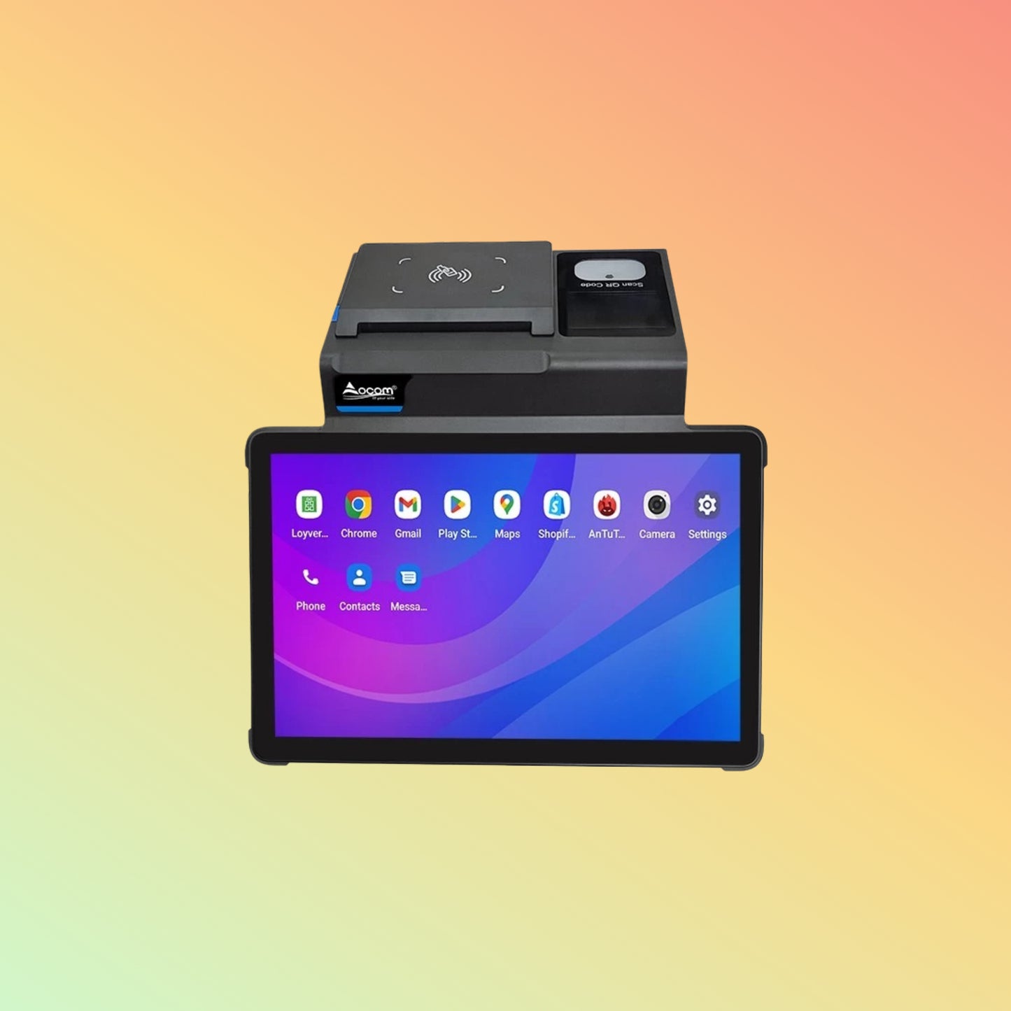 Ocom (POS-T1101&POS-T1101R) 11-inch Android POS Terminal with Thermal Printer