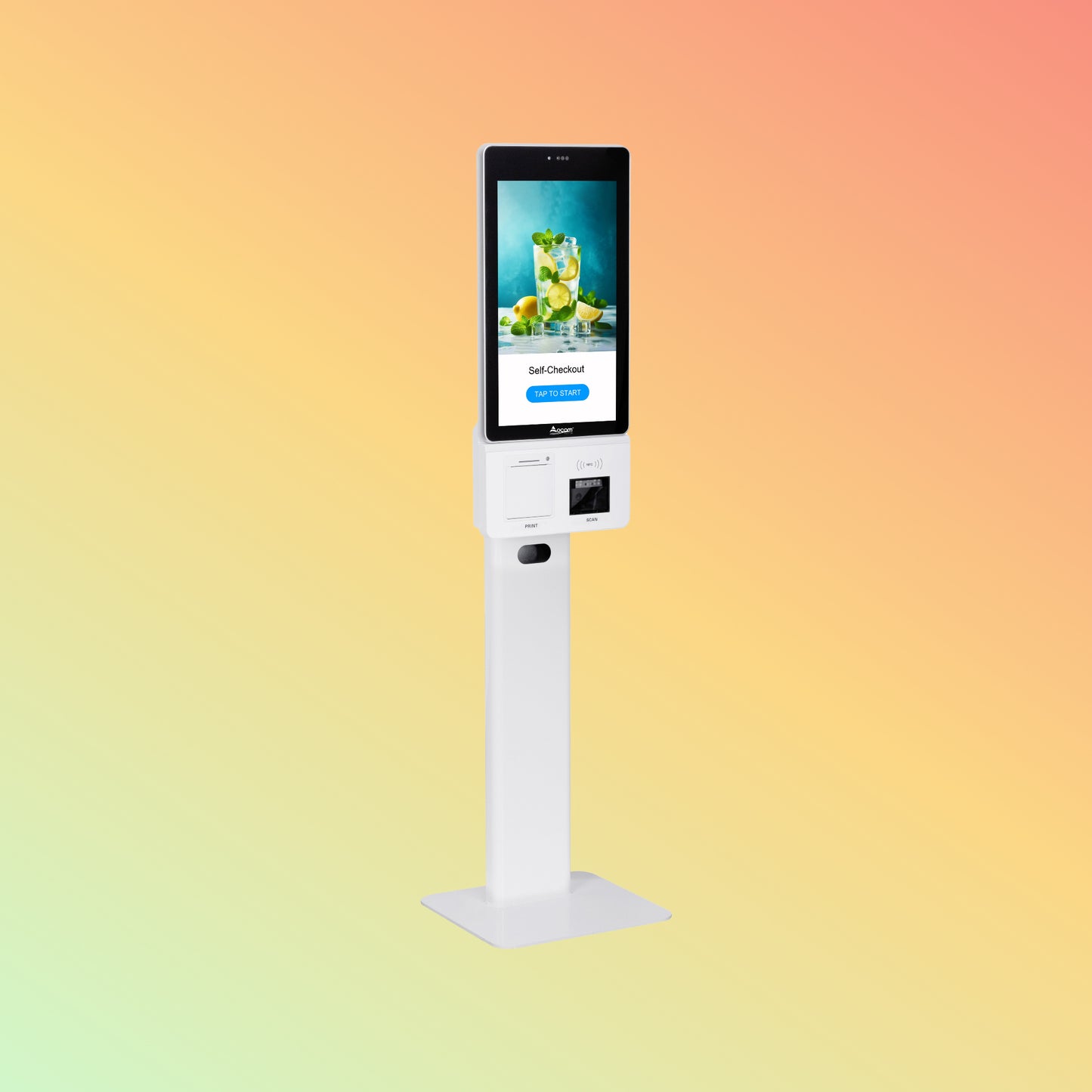 Ocom (POS-K004) 21.5 Inch Windows/Android All-in-one Touch Screen Self-Service POS System