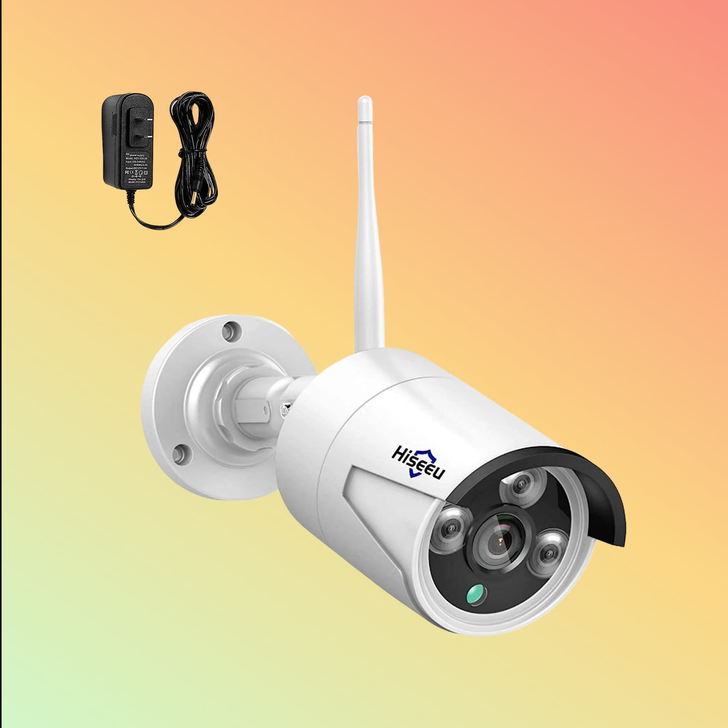 Hiseeu 5MP PTZ Wireless Security System – 4K NVR, AI, 1TB HDD, 2-Way Audio