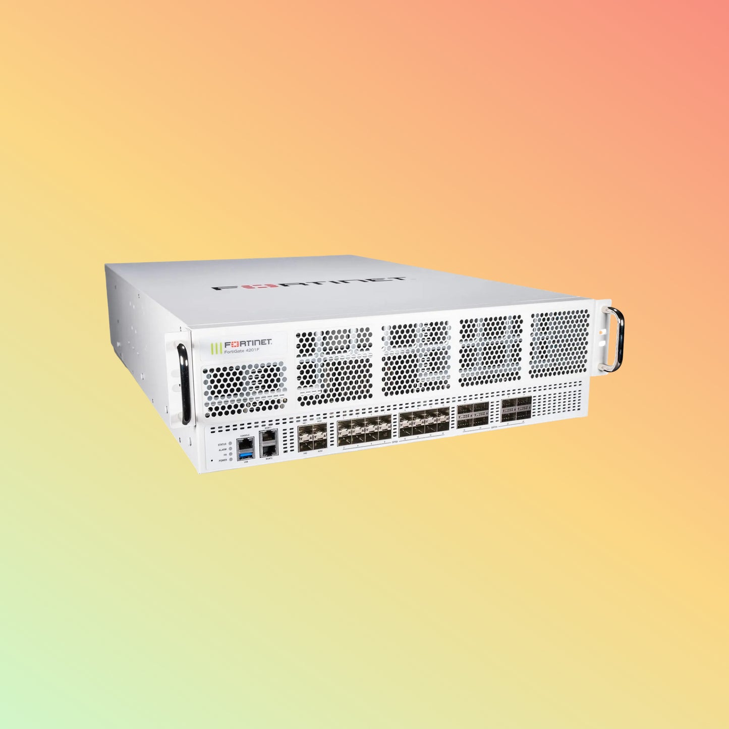 Fortinet FG-4201F NGFW – 800Gbps, AES-256, TLS 1.3, 30K VPN