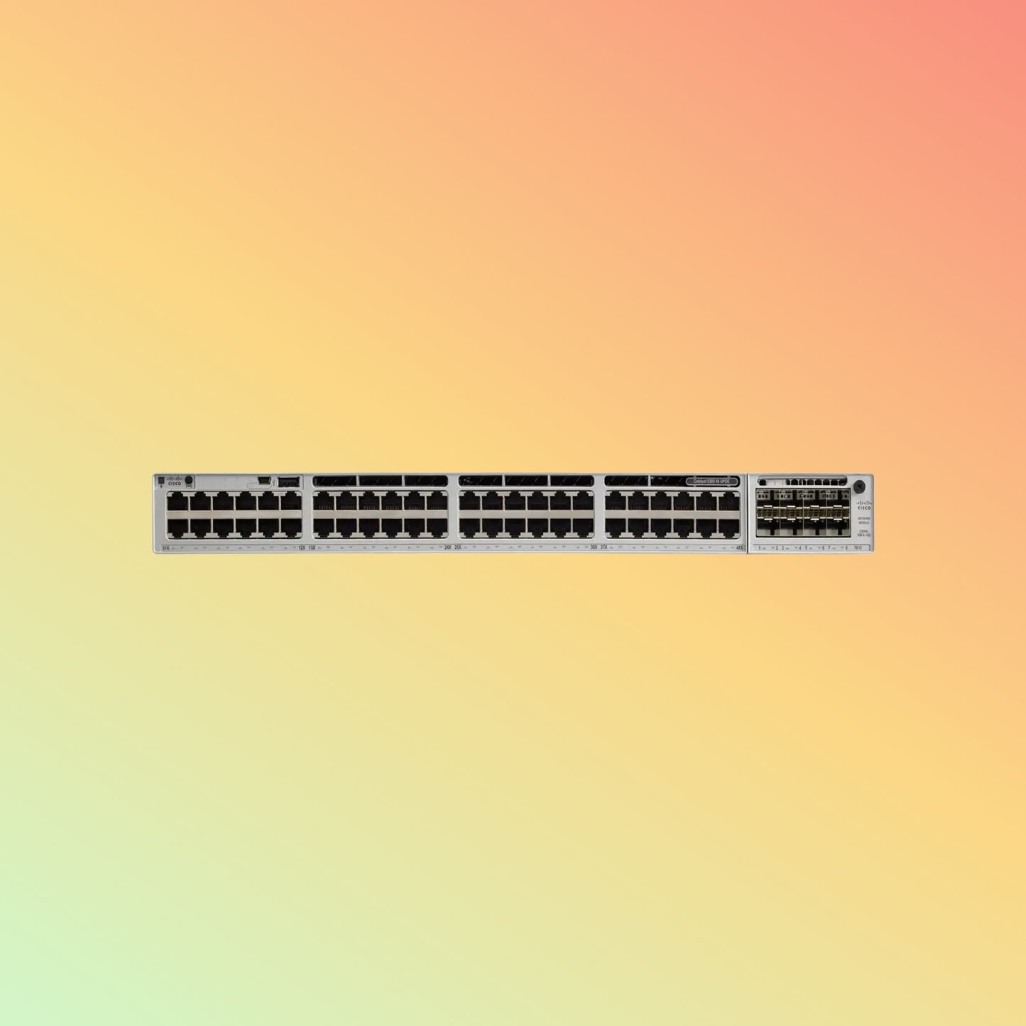 Cisco Catalyst C9300-48T-A – 208Gbps, 154.76Mpps, 24 RJ45 Ports