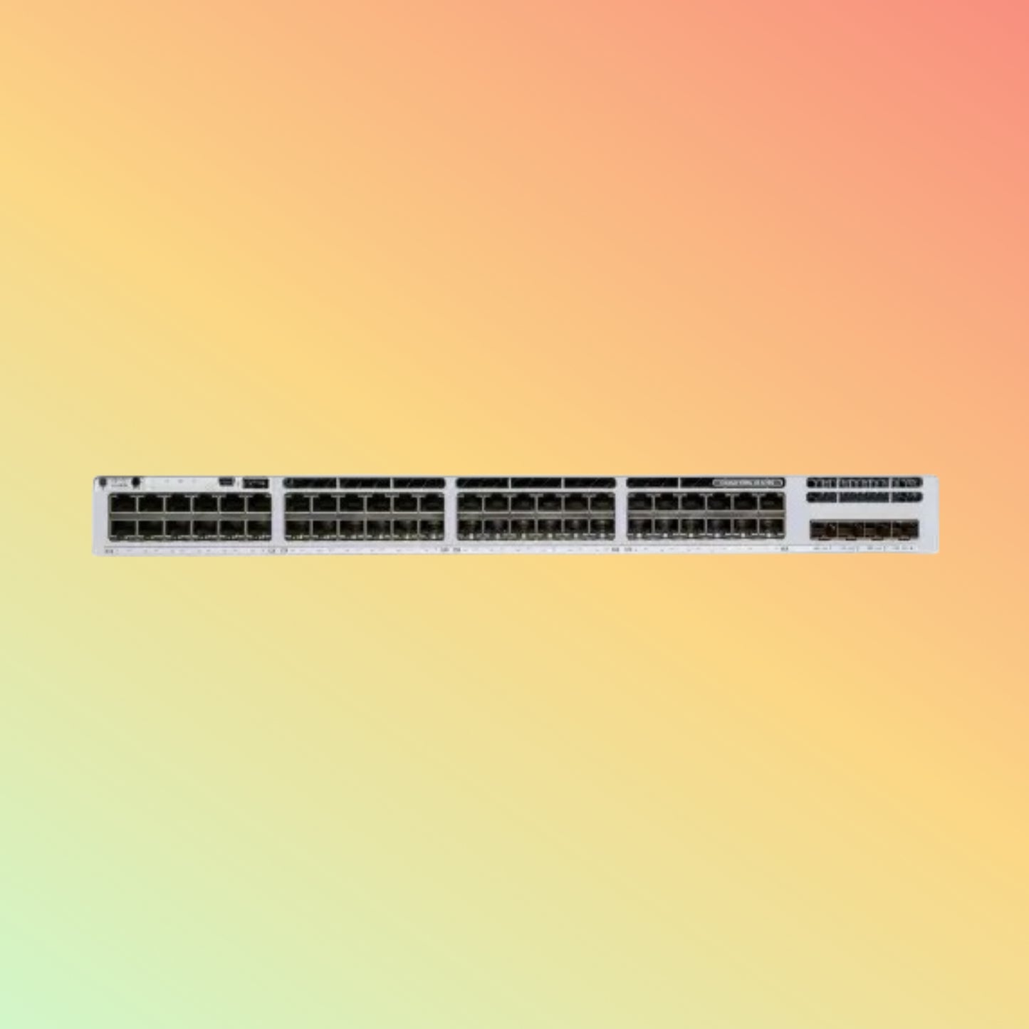 Cisco Catalyst C9300L – 176Gbps, 130.95Mpps, 48 RJ45, 4 SFP+ Uplinks, Network Advantage