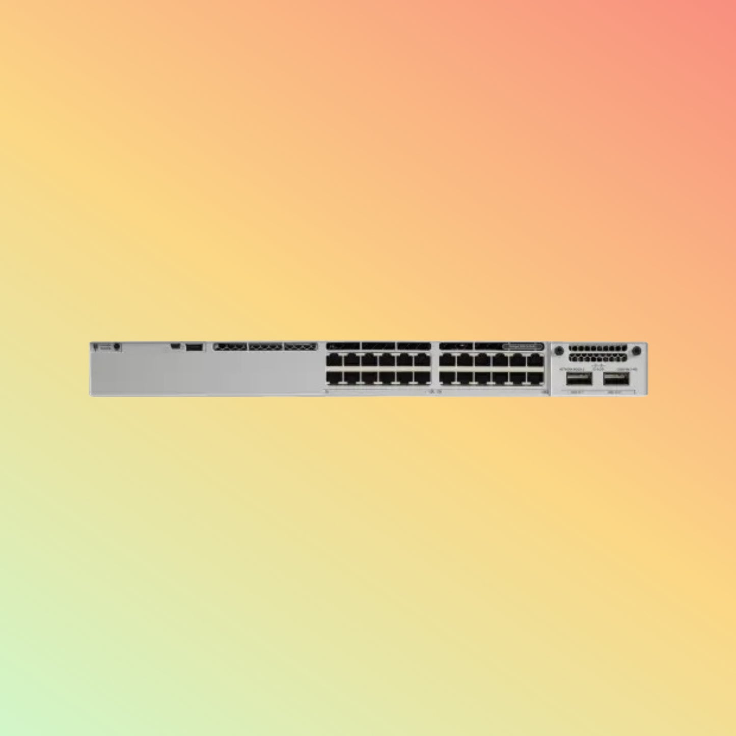CISCO Catalyst C9300 – 208Gbps, 24xUPOE RJ45, 830W PoE, Essentials