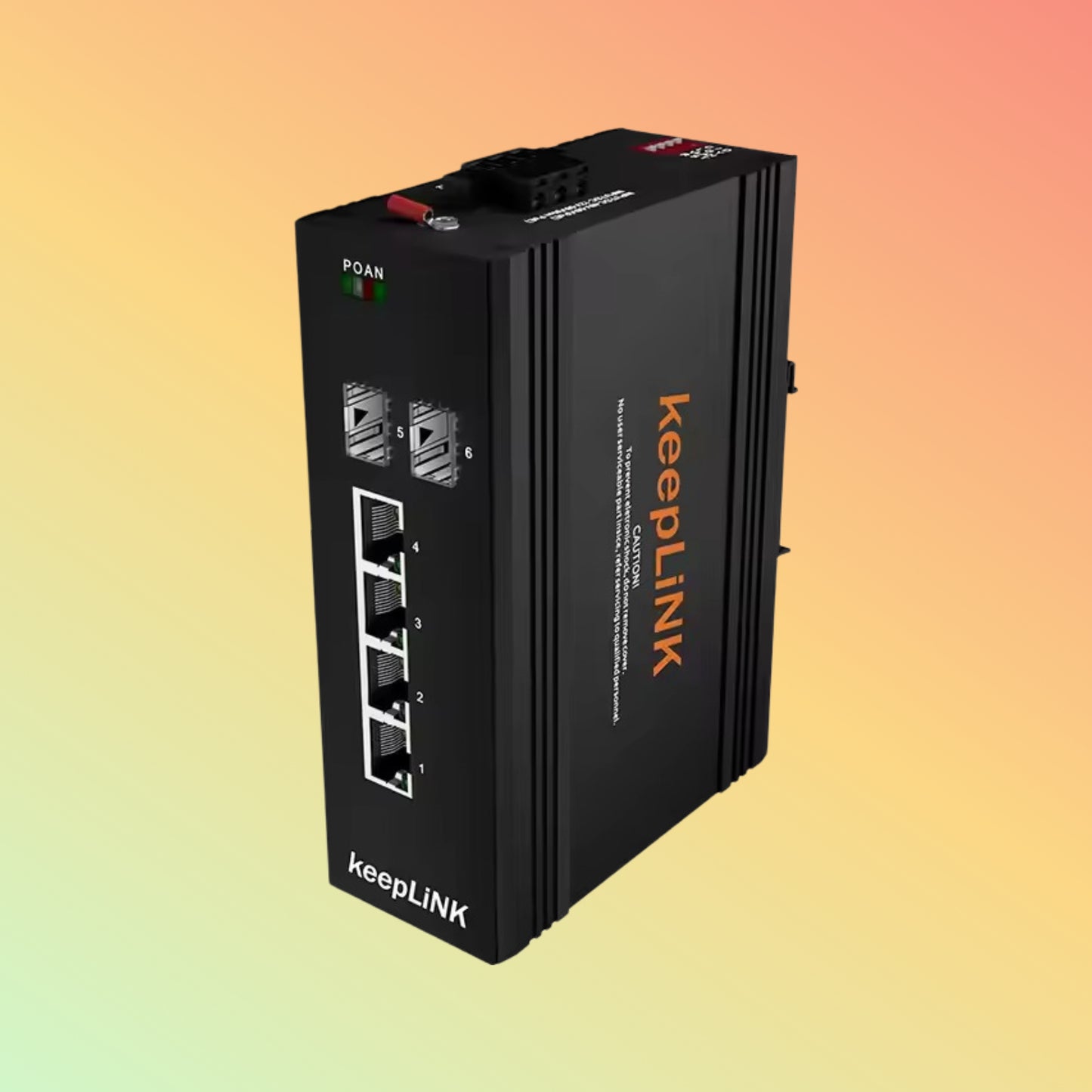 KeepLiNK Industrial Grade Full Gigabit 1000M SFP Communication Network Switch DIN Rail