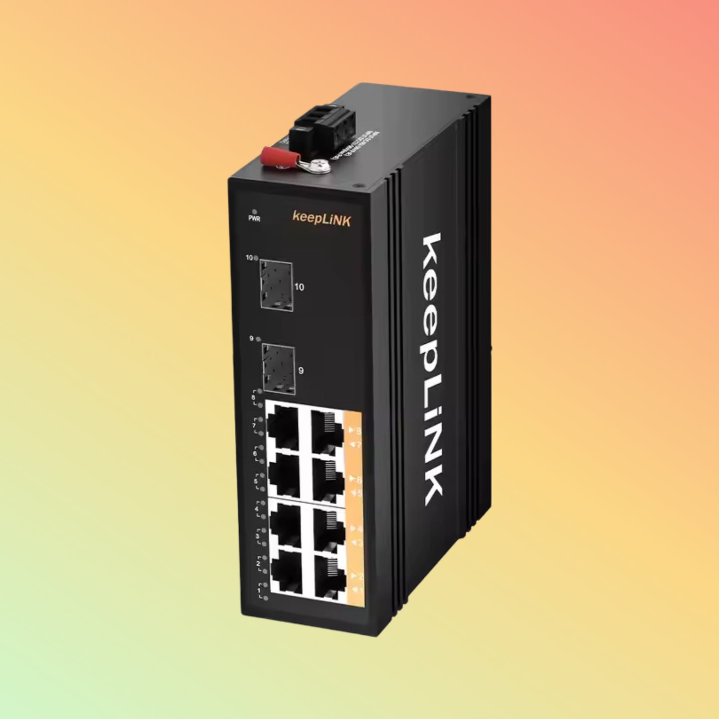 Unmanaged 2 1000M SFP with 8 10/100/1000M Copper port Industrial switch with competitive price