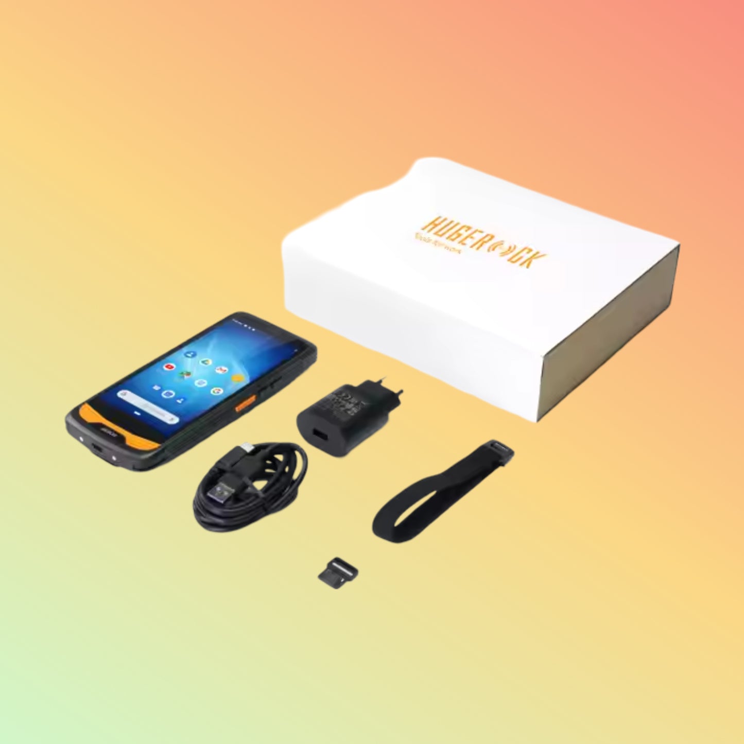 OEM R36A 5.5 Inch Industrial Android PDA NFC Module UHF RFID 450 Nits Sunlight Readable Rugged 1440*720 Resolution Stock