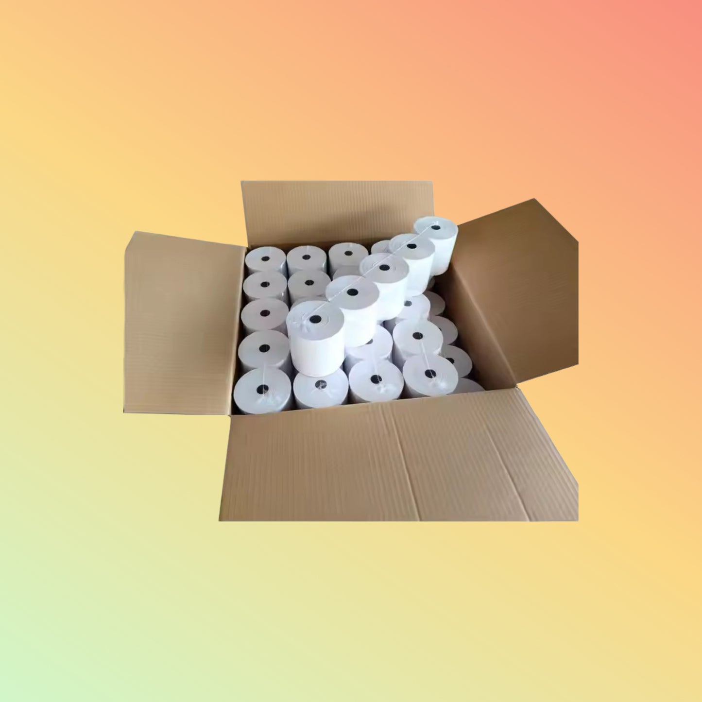 Eco-friendly 80*80mm Thermal Paper Rolls Waterproof POS Receipt Till Printer for Cash Register POS Systems