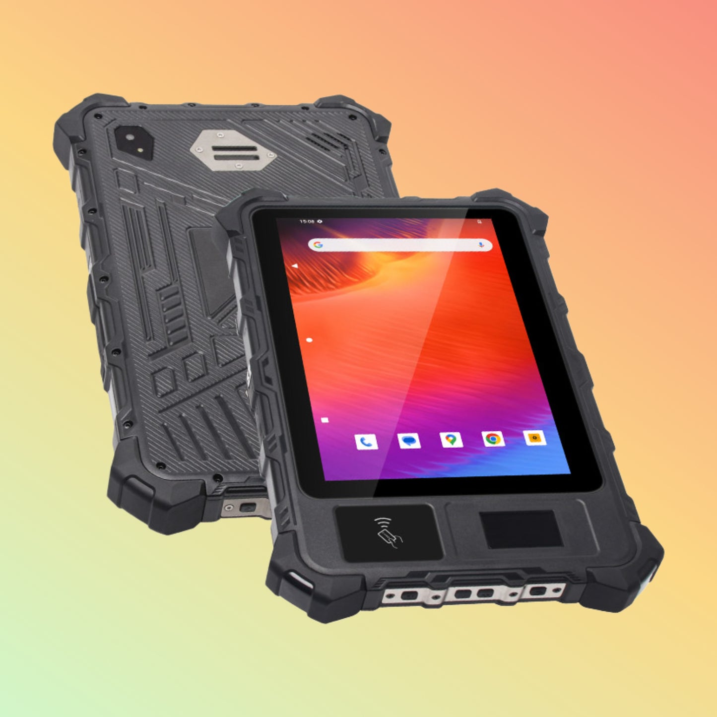 Uniwa  X819 8 Inch IP65 NFC Android Rugged Tablet with Smart Card or OCR Reader
