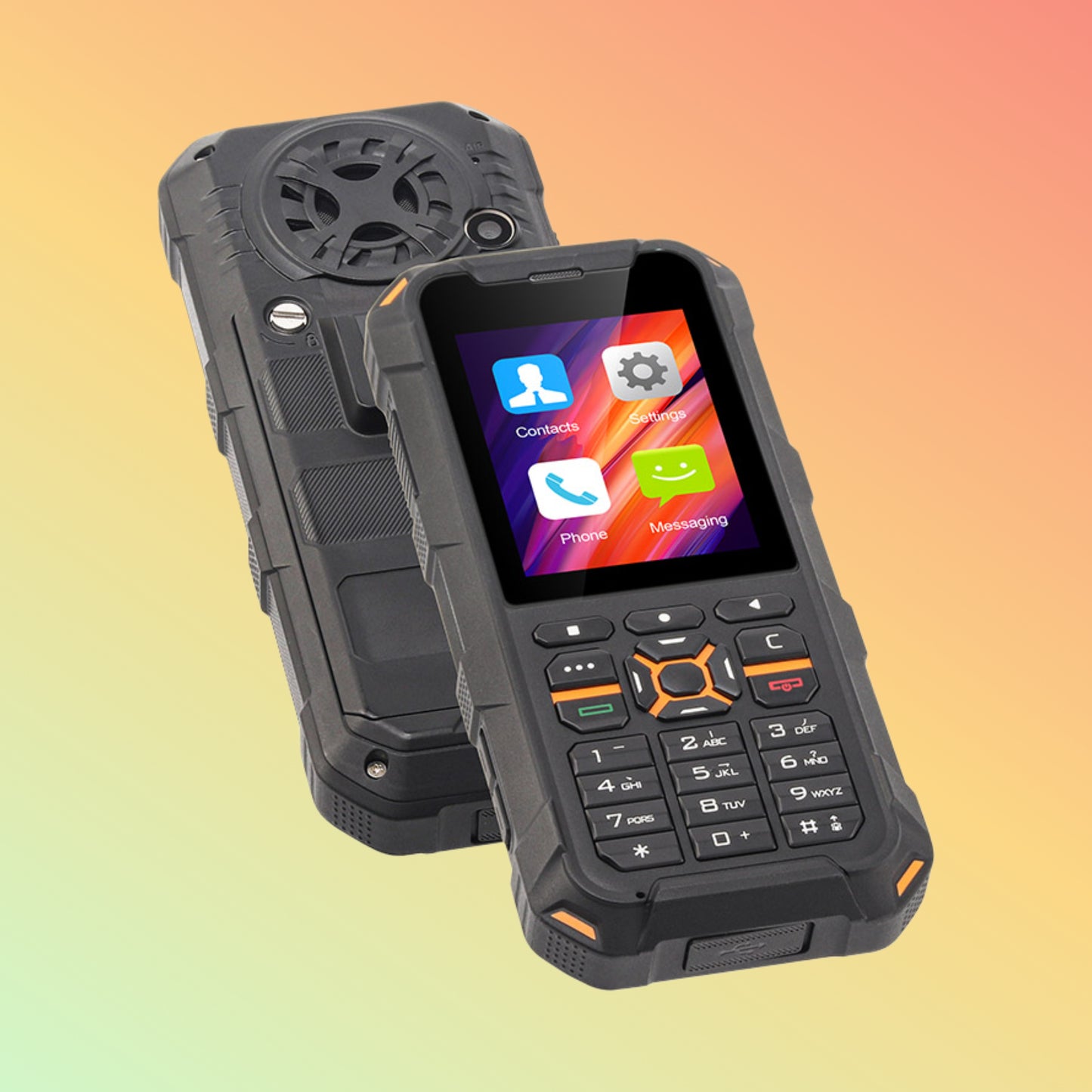 UNIWA F20 2.4 Inch Touch Screen Public Network PoC Radio Rugged Phone