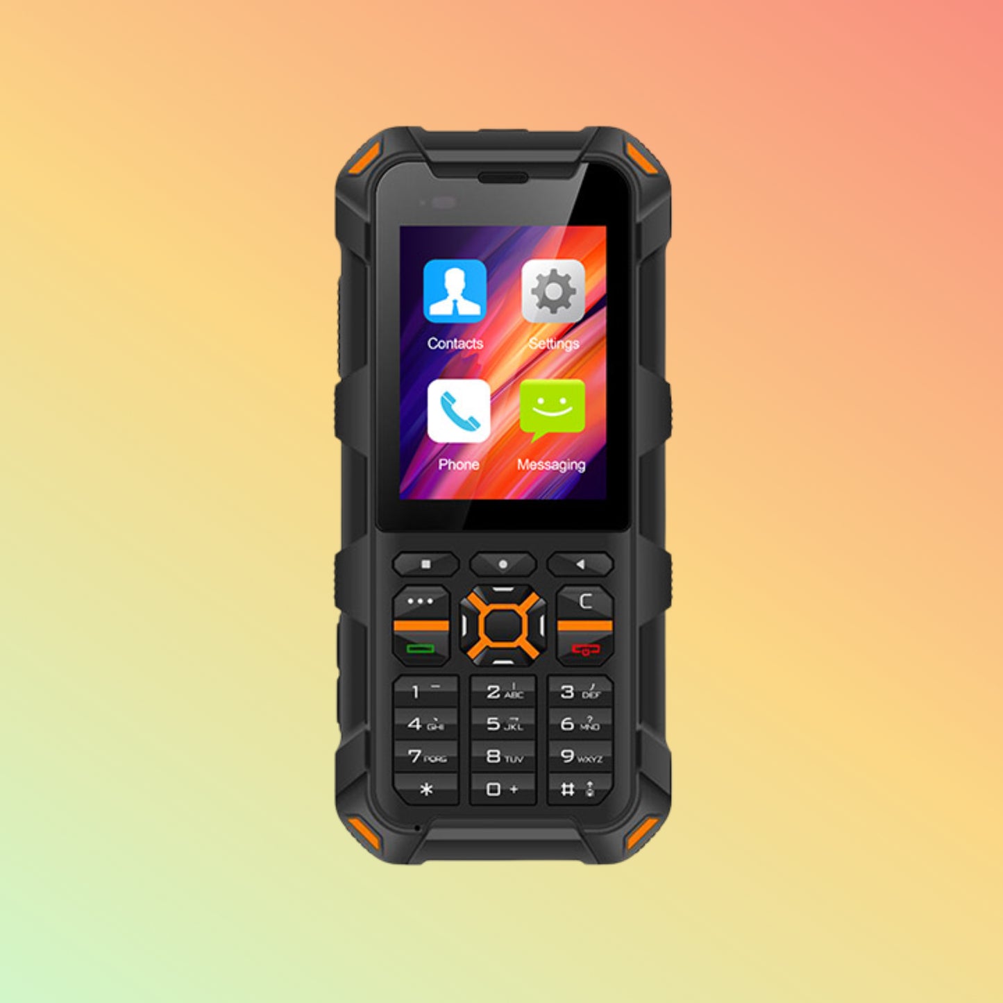 UNIWA F20 2.4 Inch Touch Screen Public Network PoC Radio Rugged Phone