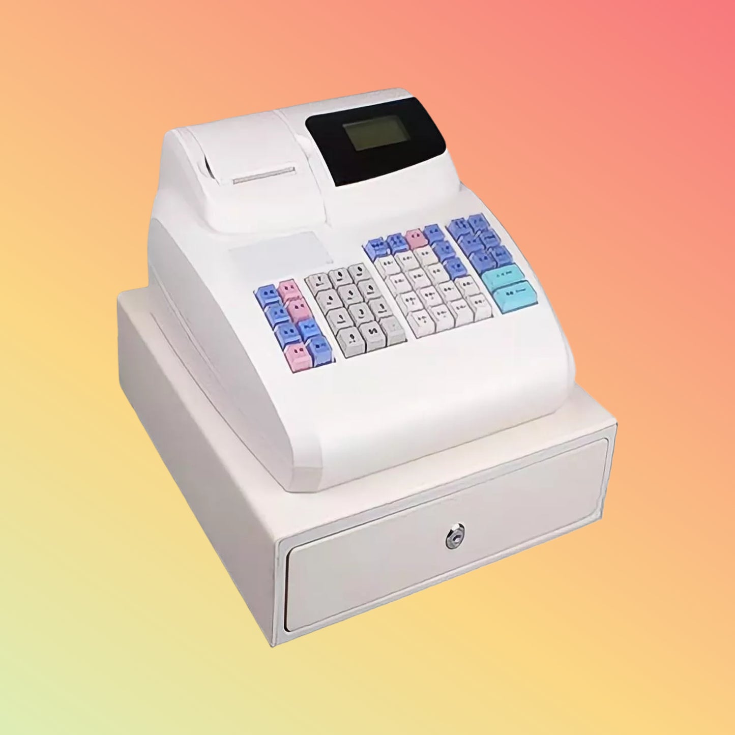 48 Keys Automatic Smart Electronic Programmable Cash Register With 58mm Thermal Printer ECR800