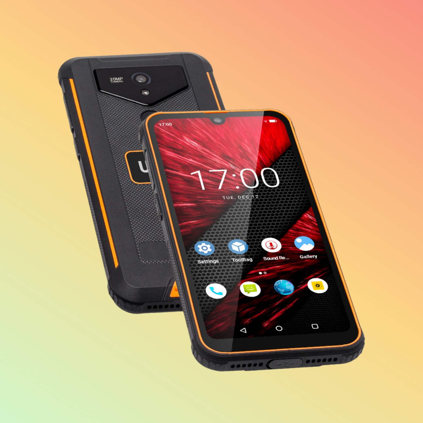 UNIWA F965 Pro 6 Inch Android 13 128GB ROM Android Rugged Handheld PDA with NFC