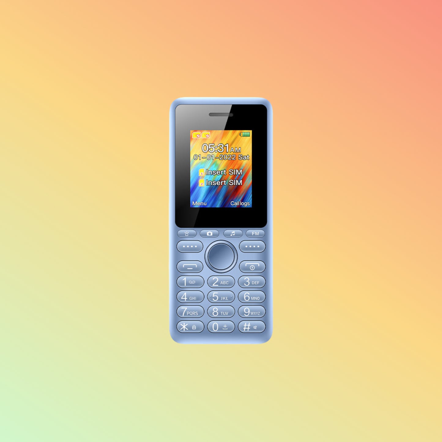 UNIWA T320E 2.4 Inches Unlocked Feature Handphone Keypad Mobile Phone