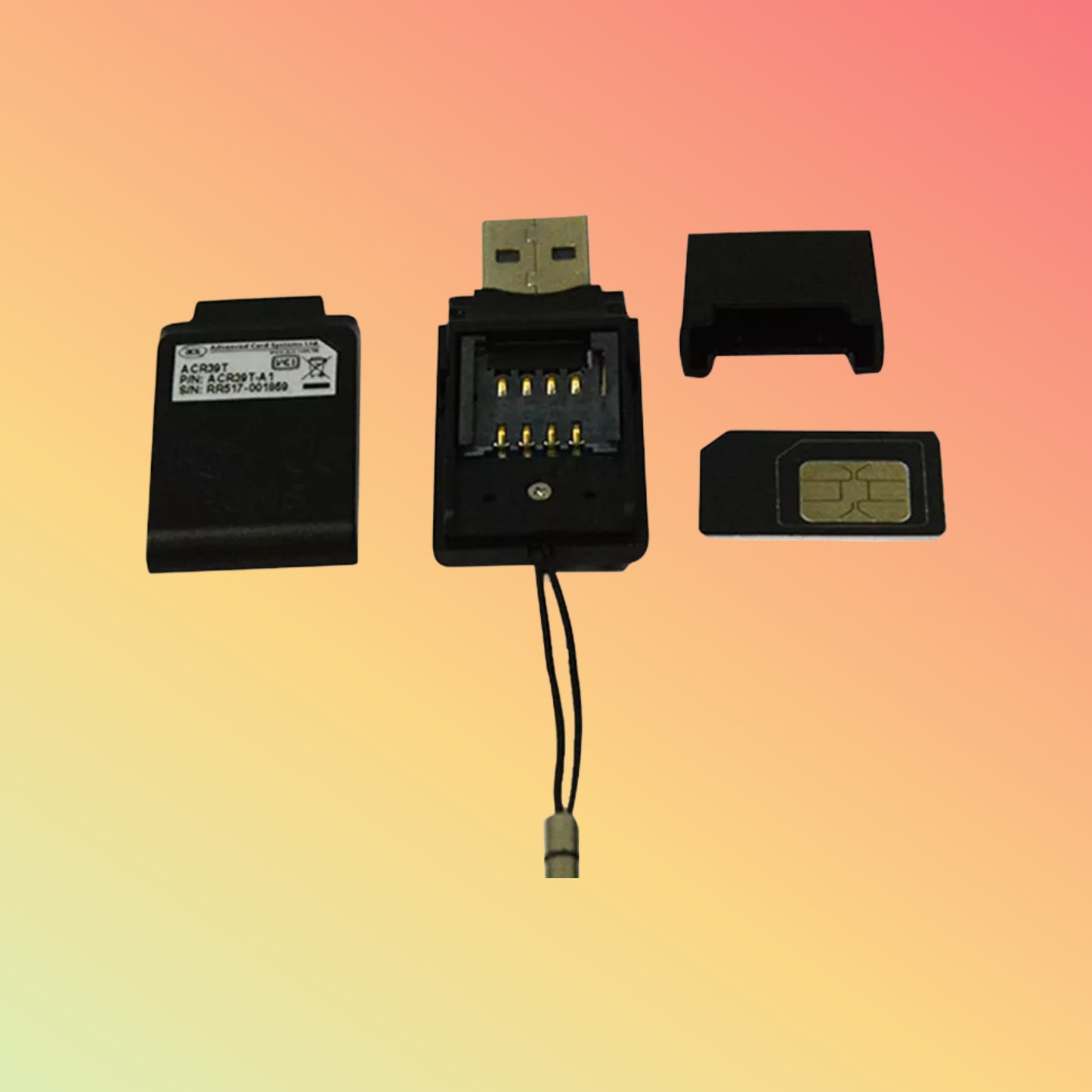 ACS ISO 7816 USB EMV Contact Smart Card Reader ACR39T-A1