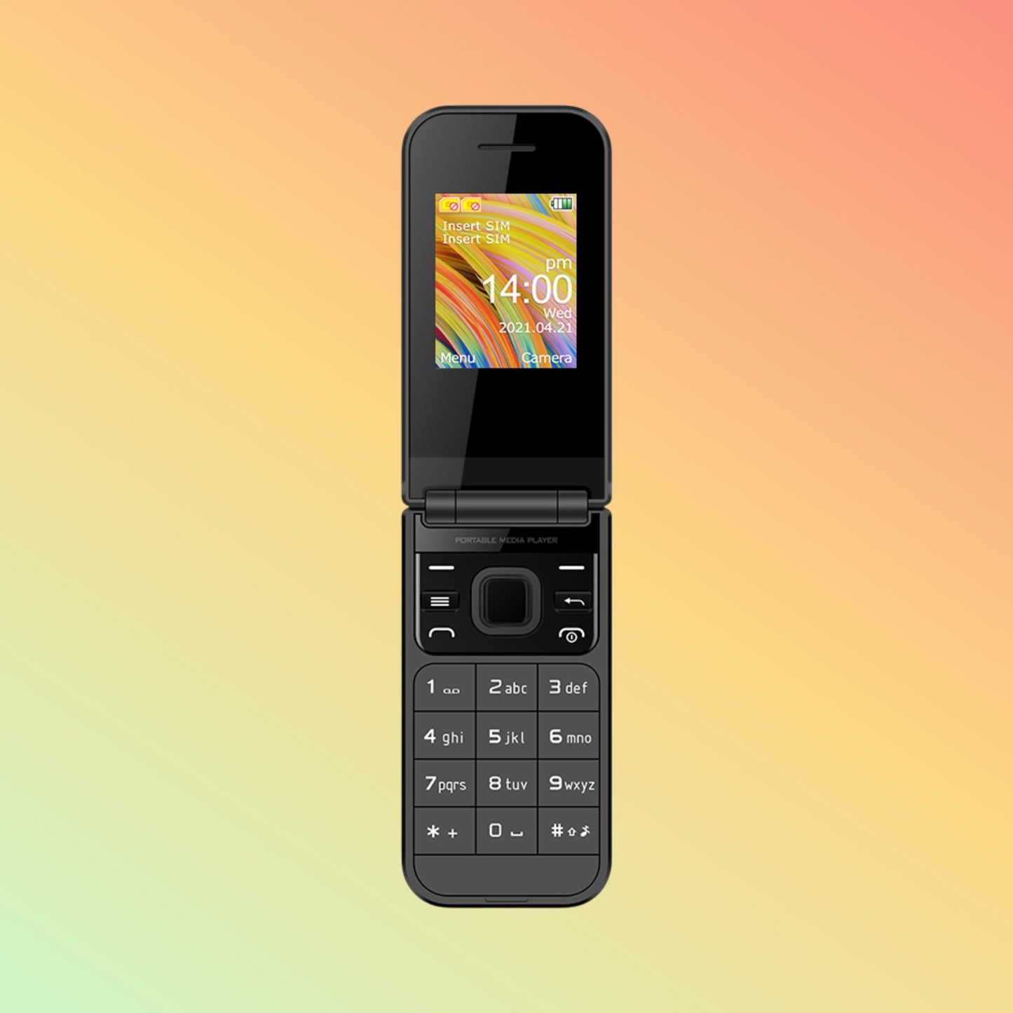 UNIWA F2720 Unlocked Quad Bands Dual SIM Cute Flip Keyboard Mobile Phone