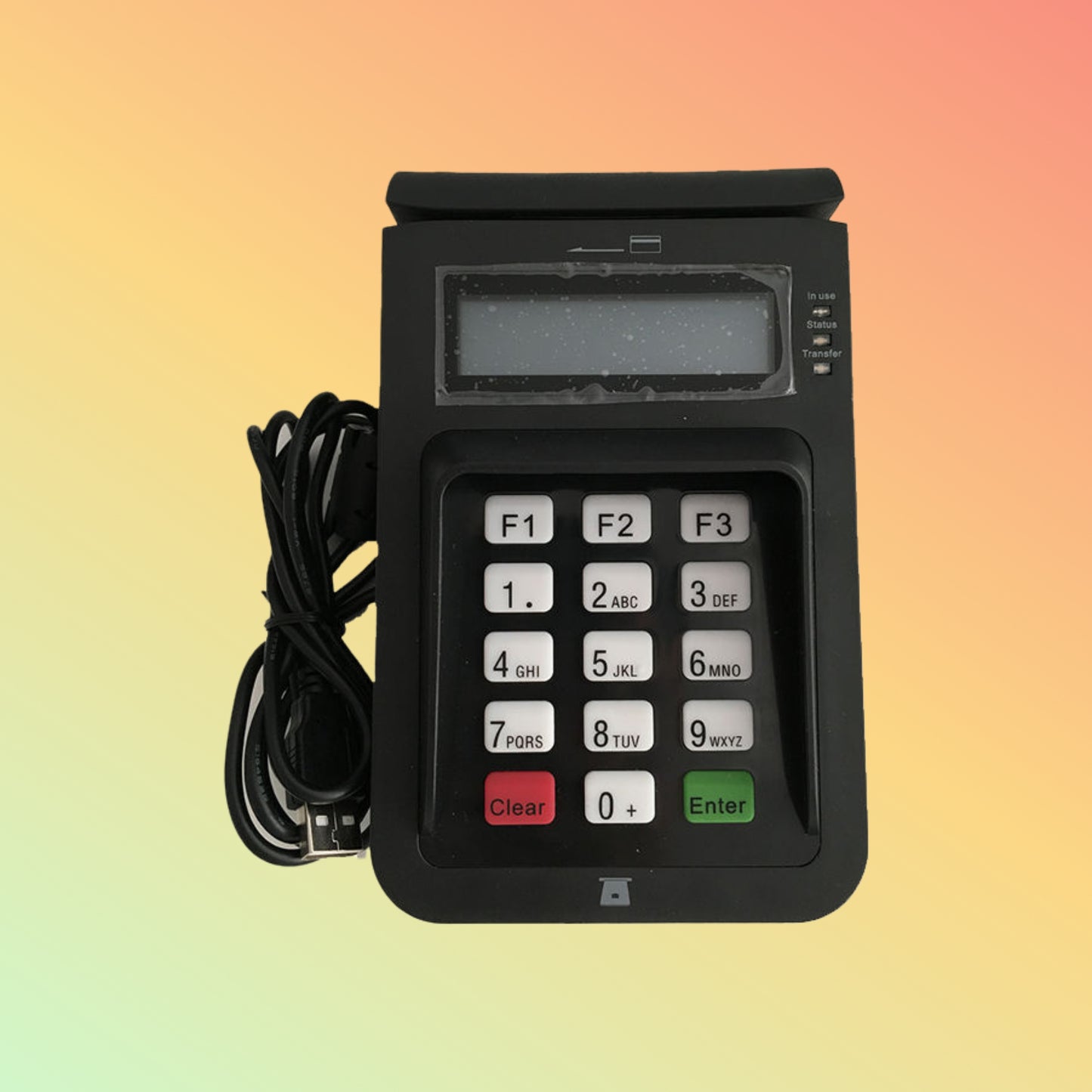 USB or Serial Port E7 Chip Card Reader Writer with PIN PAD