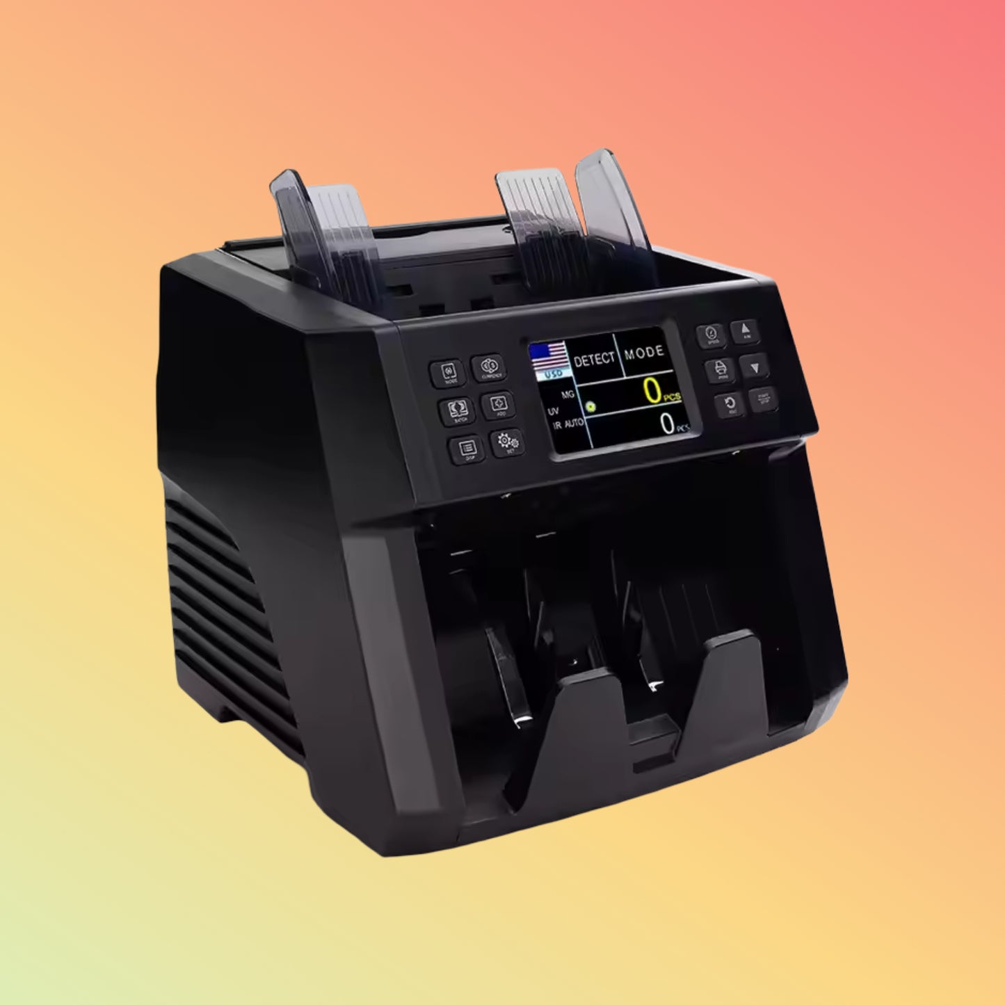 UN-60A 2025 ECB Approved German Type Money Counting Machine Euro Money Detector Mobile Money Counter