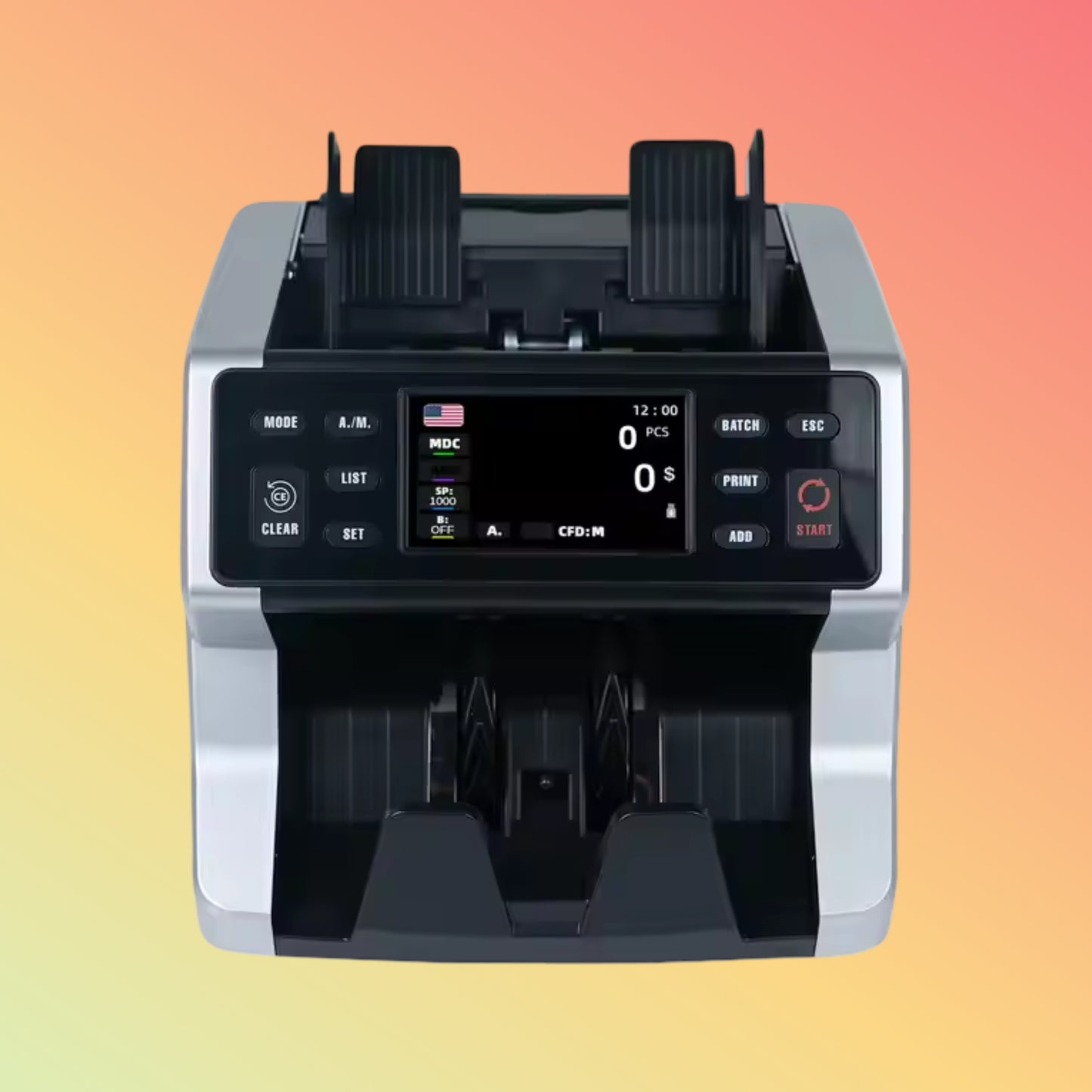 UN-70A Mix Money Counter Cash Counting Machine Currency Counting Machine Money Counting Machine for Office Bank