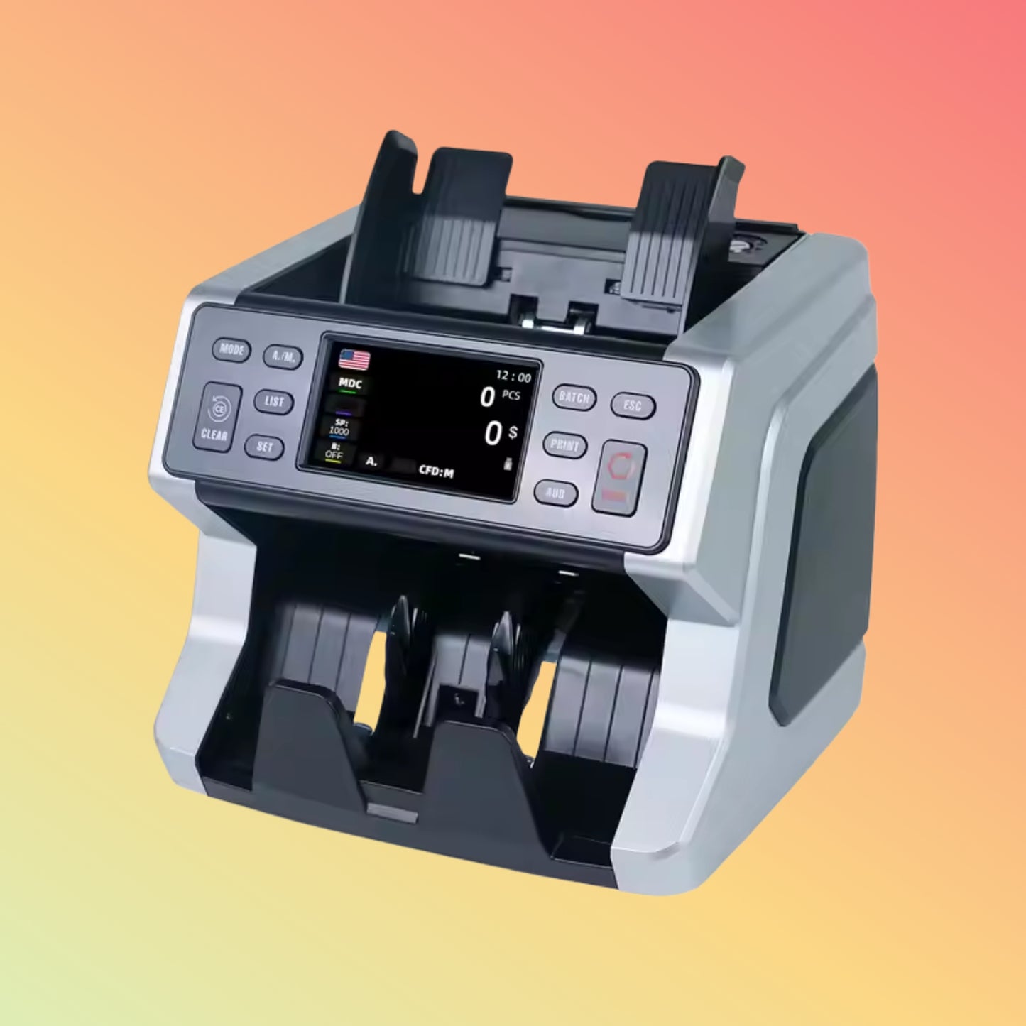 UN-70A Mix Money Counter Cash Counting Machine Currency Counting Machine Money Counting Machine for Office Bank