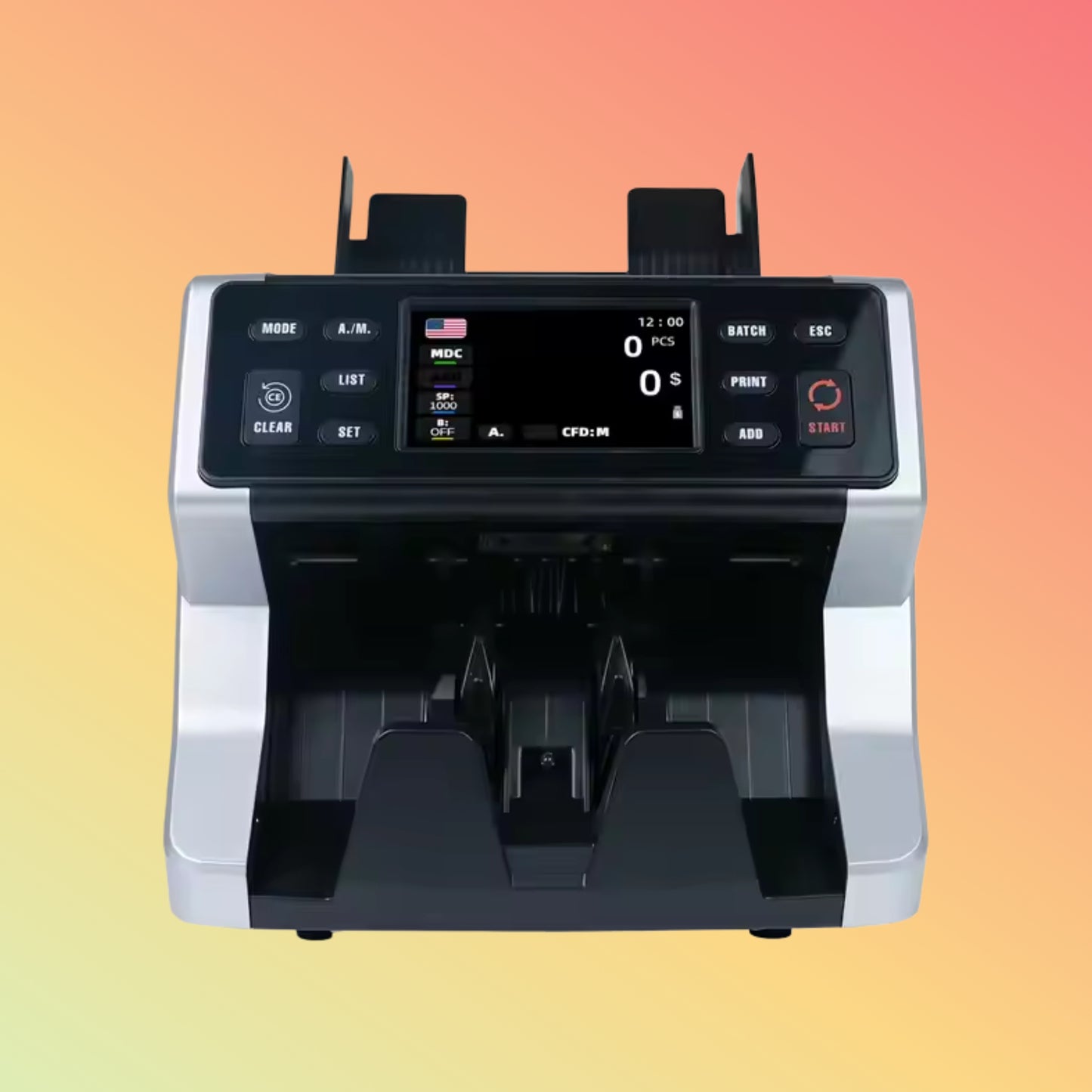 UN-70A Banks Banknote Machine Currency Detectors Mix Value Counter Money Counting Machine for Office Bank