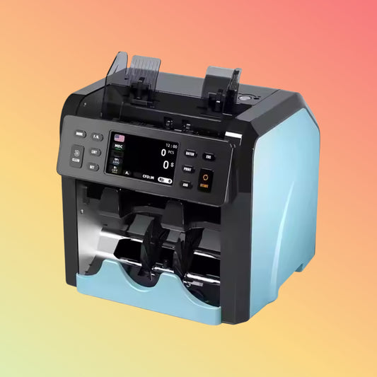 UN-220A Mixed Currency 2 Pocket Banks Banknote Machine Cash Counting Machine Money Counting Machine