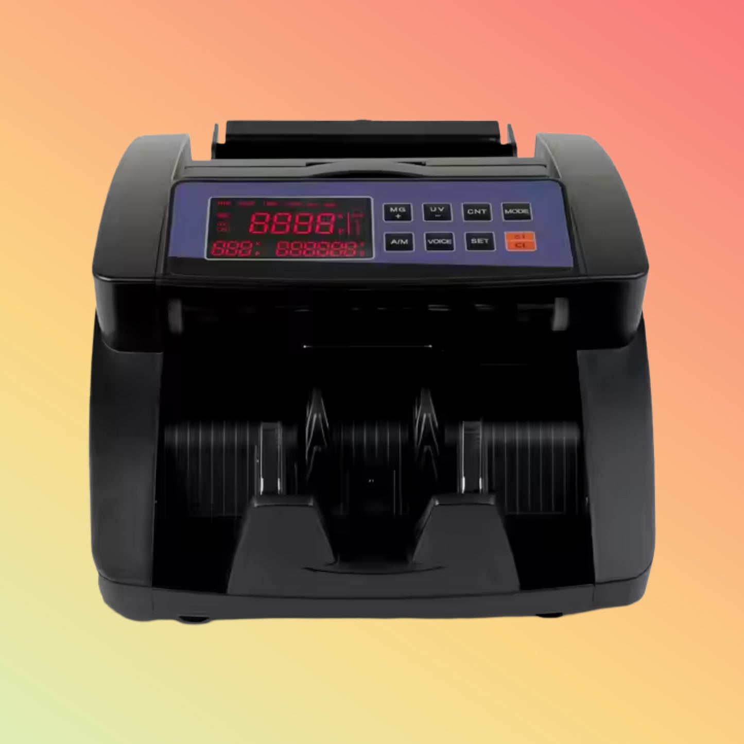 UN-16 Customized Banknotes Counter With Ultraviolet/Magnetic Detection LCD Display Bill Counter