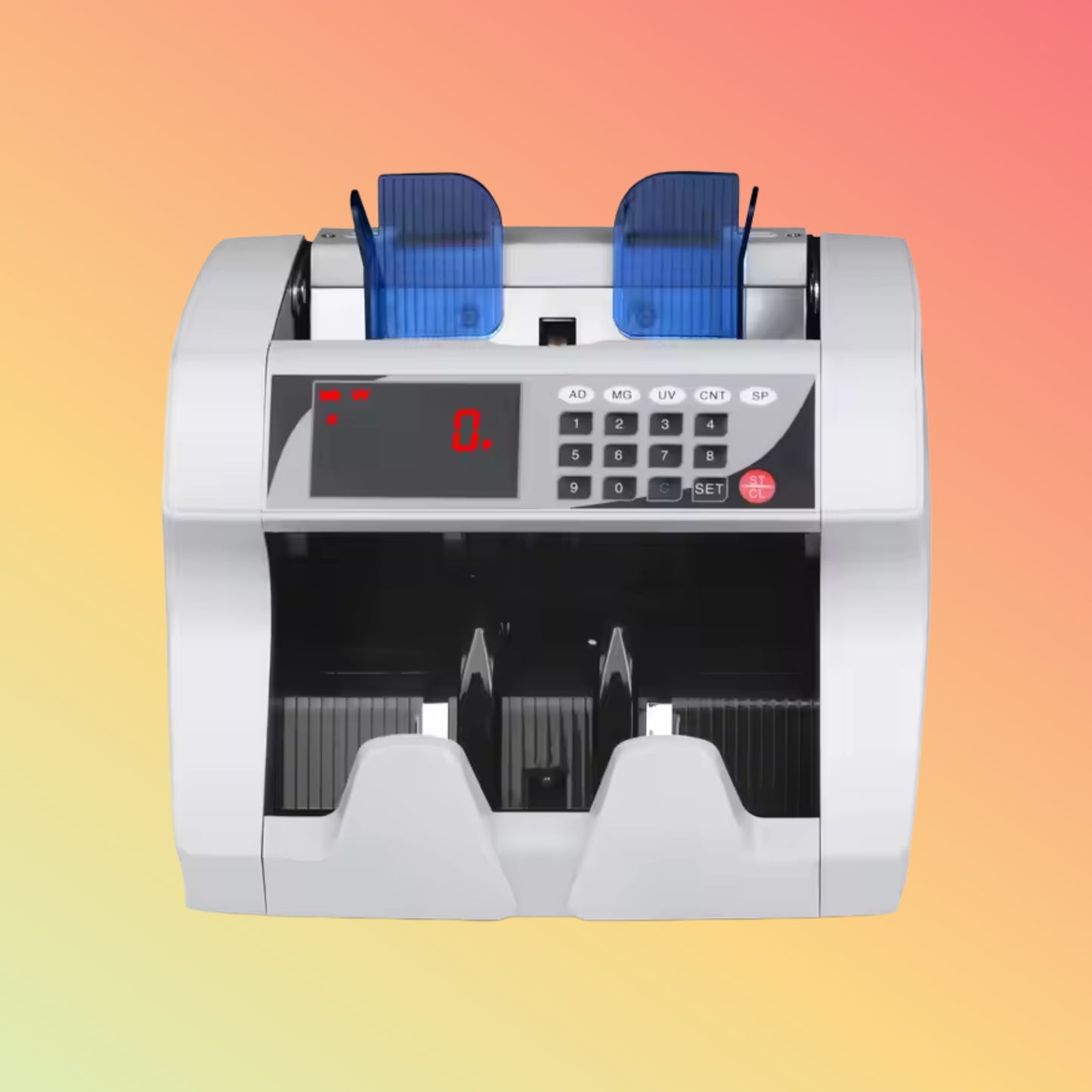 UN-31F White Money Counter Machine Note Bill Counters with UV MG IR Detection
