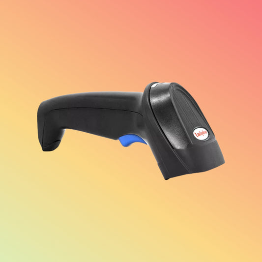 Luckydoor K-211 Handheld laser Barcode Scanner wired usb 1d scanners with Stand