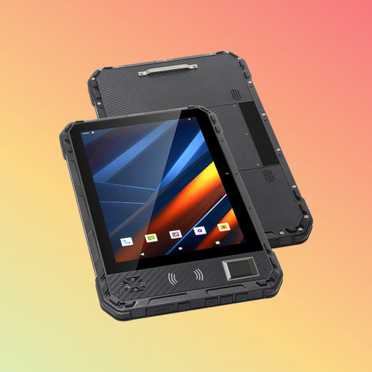 UTAB R801 8 Inch Industrial Fingerprint Reader Iris Scanner NFC Android Rugged Tablet