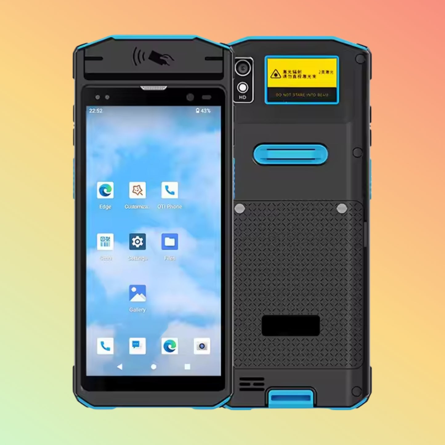 Android 13 Industrial PDA with 2D Scanner, 4G, GPS & NFC