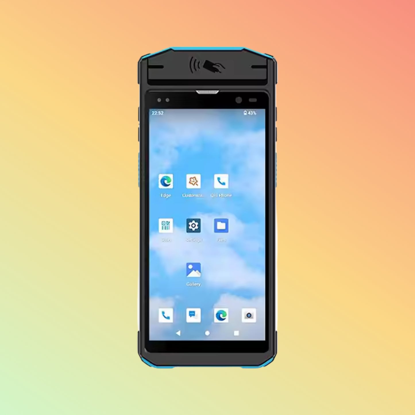 Android 13 Industrial PDA with 2D Scanner, 4G, GPS & NFC