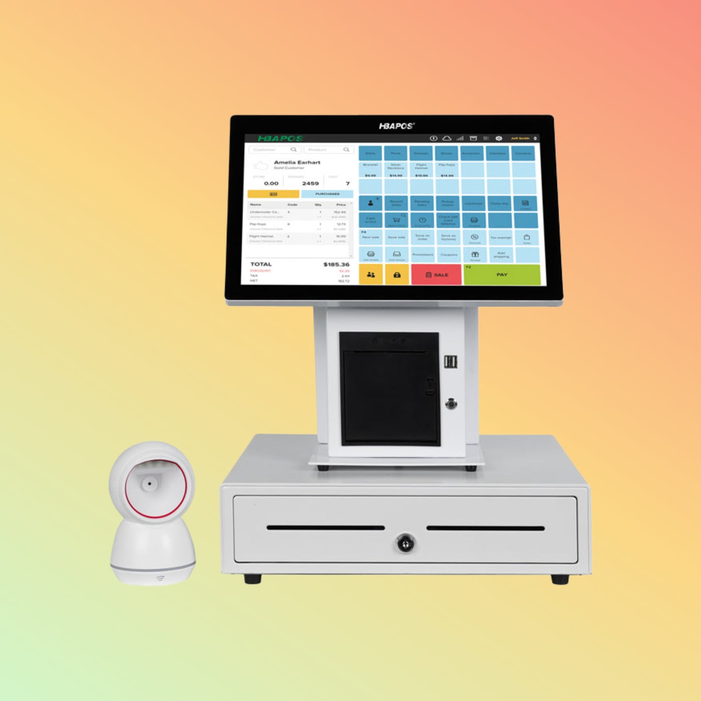 Hbaos HBA-K6 Windows Pos System