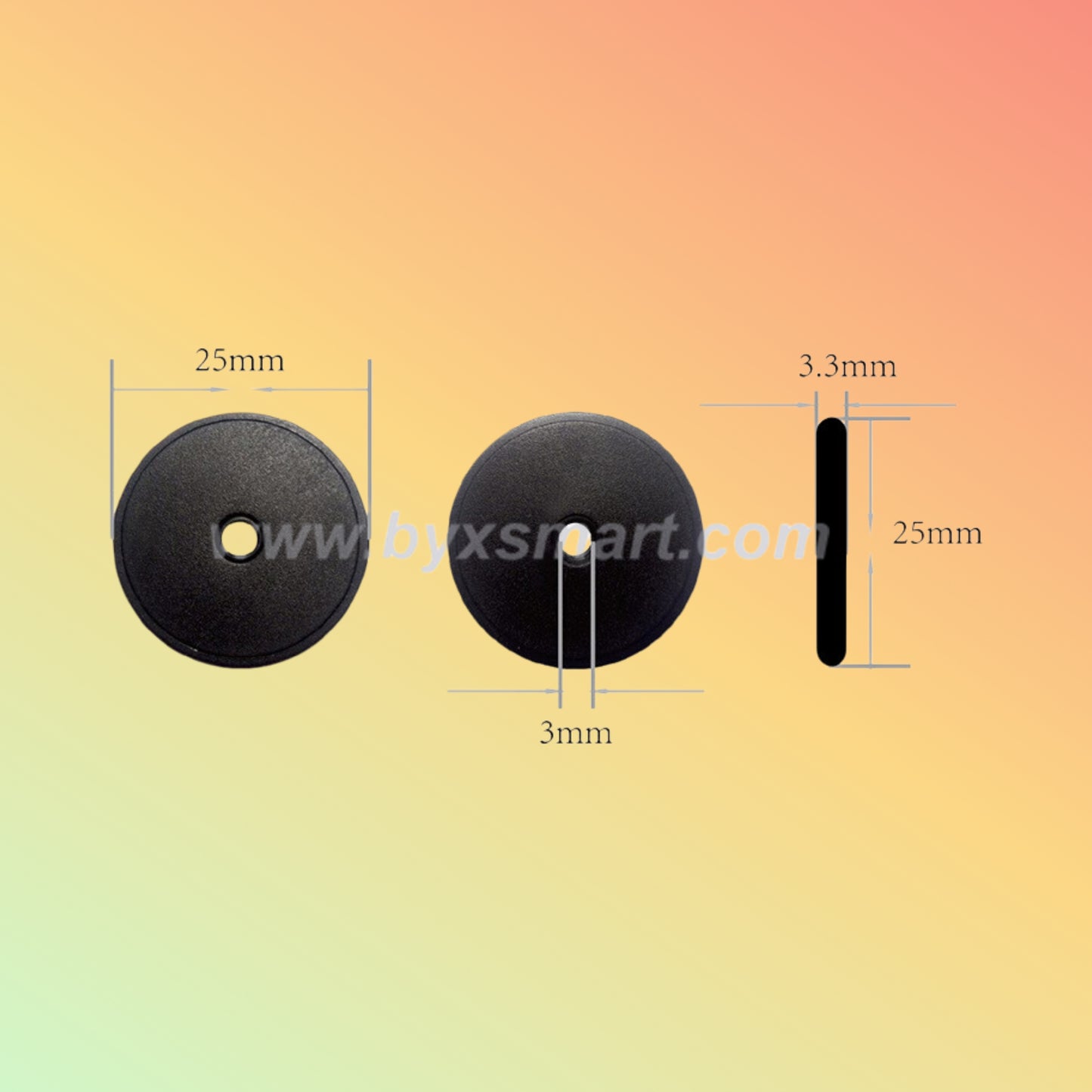 BYX Smart RFID ABS Patrol Tag