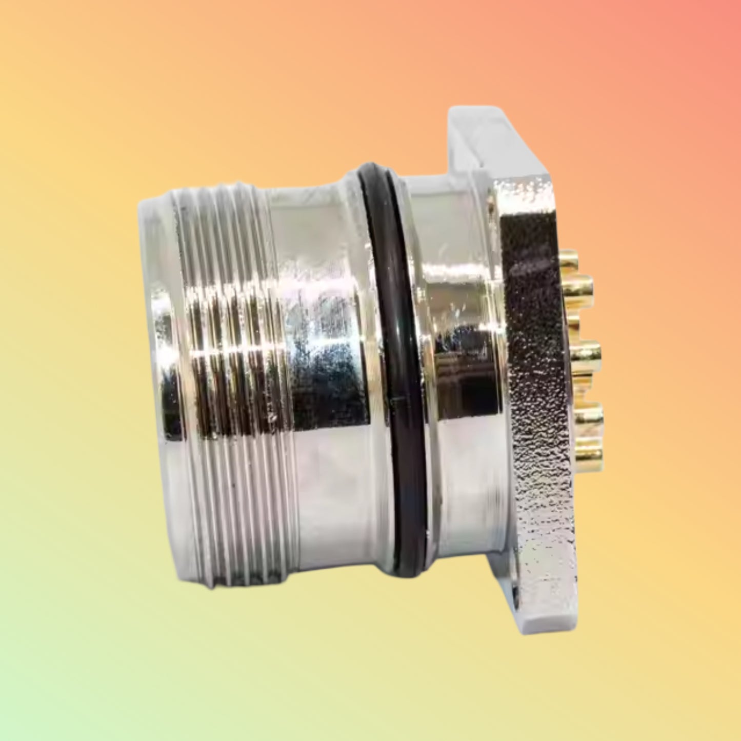 Yaomatec M23 17-Pin Female Panel Socket with 6-Pin Straight Plug